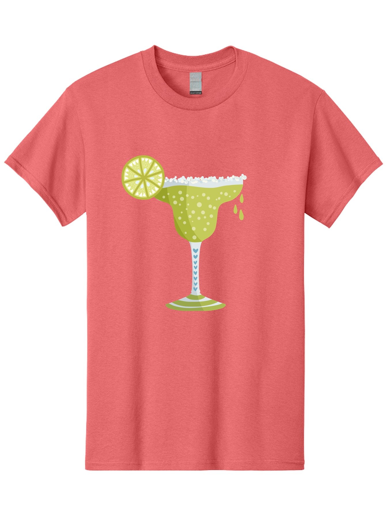 Margarita Men'S Graphic Tee, 100% Cotton, Comfortable Casual Summer Wear, Machine Washable, Classic Margarita Cocktail, Salt Rim, Lime Wheel, Refreshing Drink, Party Drink, Barware, Green Drink, Citrus Flavor Aad720 3