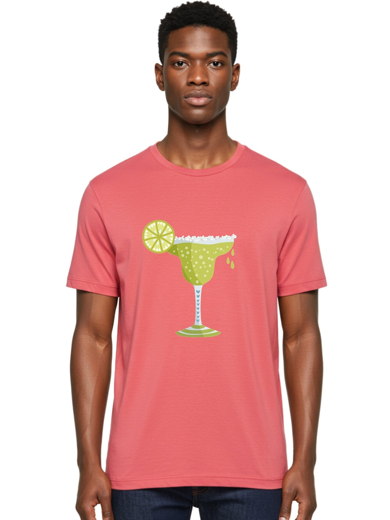 Margarita Men'S Graphic Tee, 100% Cotton, Comfortable Casual Summer Wear, Machine Washable, Classic Margarita Cocktail, Salt Rim, Lime Wheel, Refreshing Drink, Party Drink, Barware, Green Drink, Citrus Flavor Aad720 22
