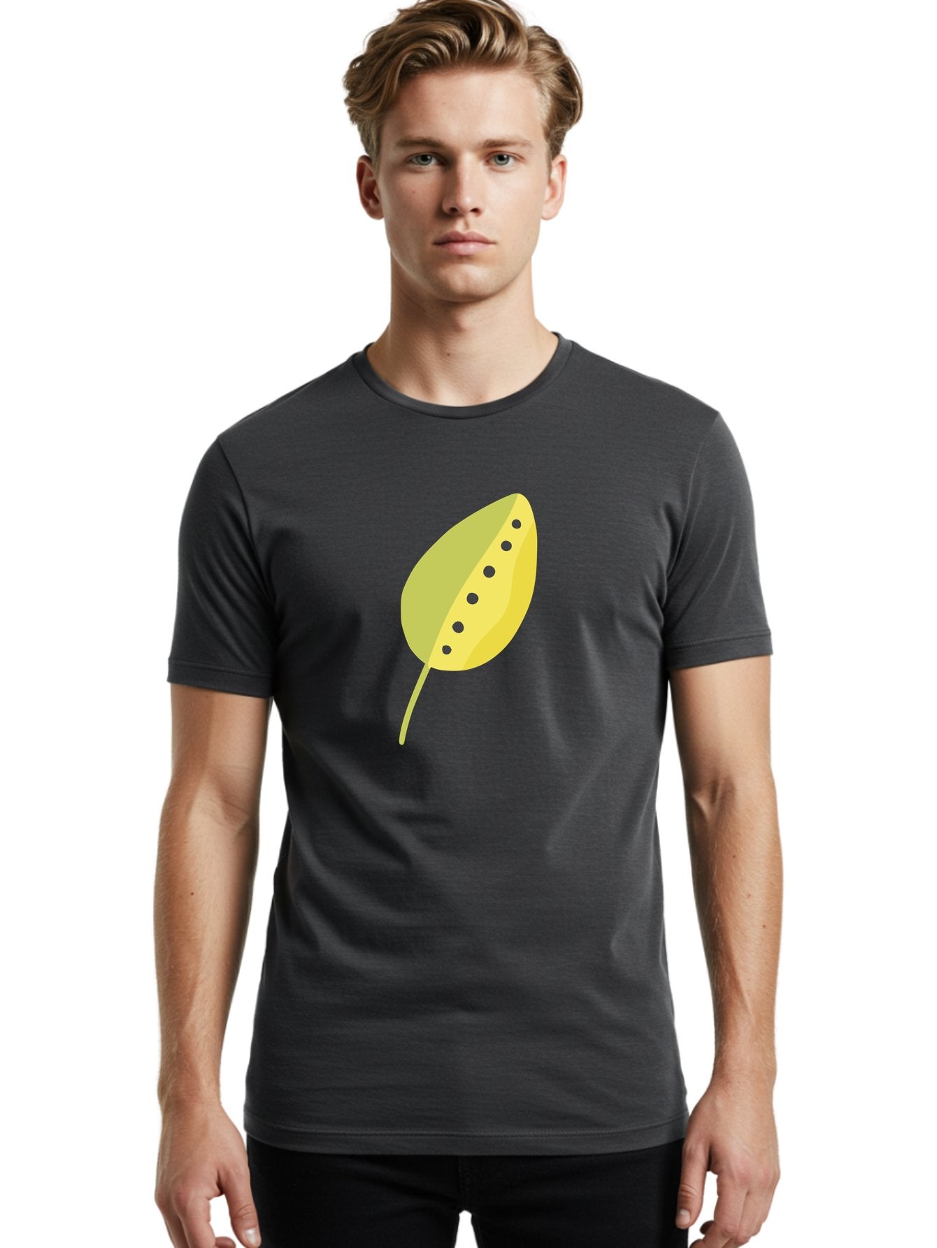 Ocarina Men'S Graphic Tee, 100% Cotton, Comfortable Casual Summer Wear, Machine Washable, Ocarina Instrument, Simple Design, Musical Notes, Traditional Music, Folk Art, Wind Instrument, Sweet Melody, Musical Expression Aad726 25