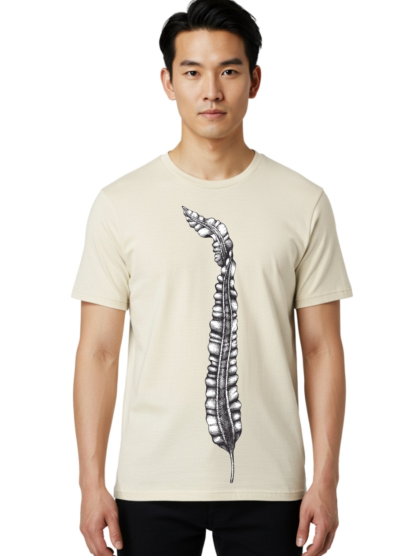 Paleodictyon Men'S Graphic Tee, 100% Cotton, Comfortable Casual Summer Wear, Machine Washable, Black And White Centipede, Detailed Illustration, Many Legs, Invertebrate Animal, Creepy Crawlers, Entomology Art, Detailed Drawing Aad727 22