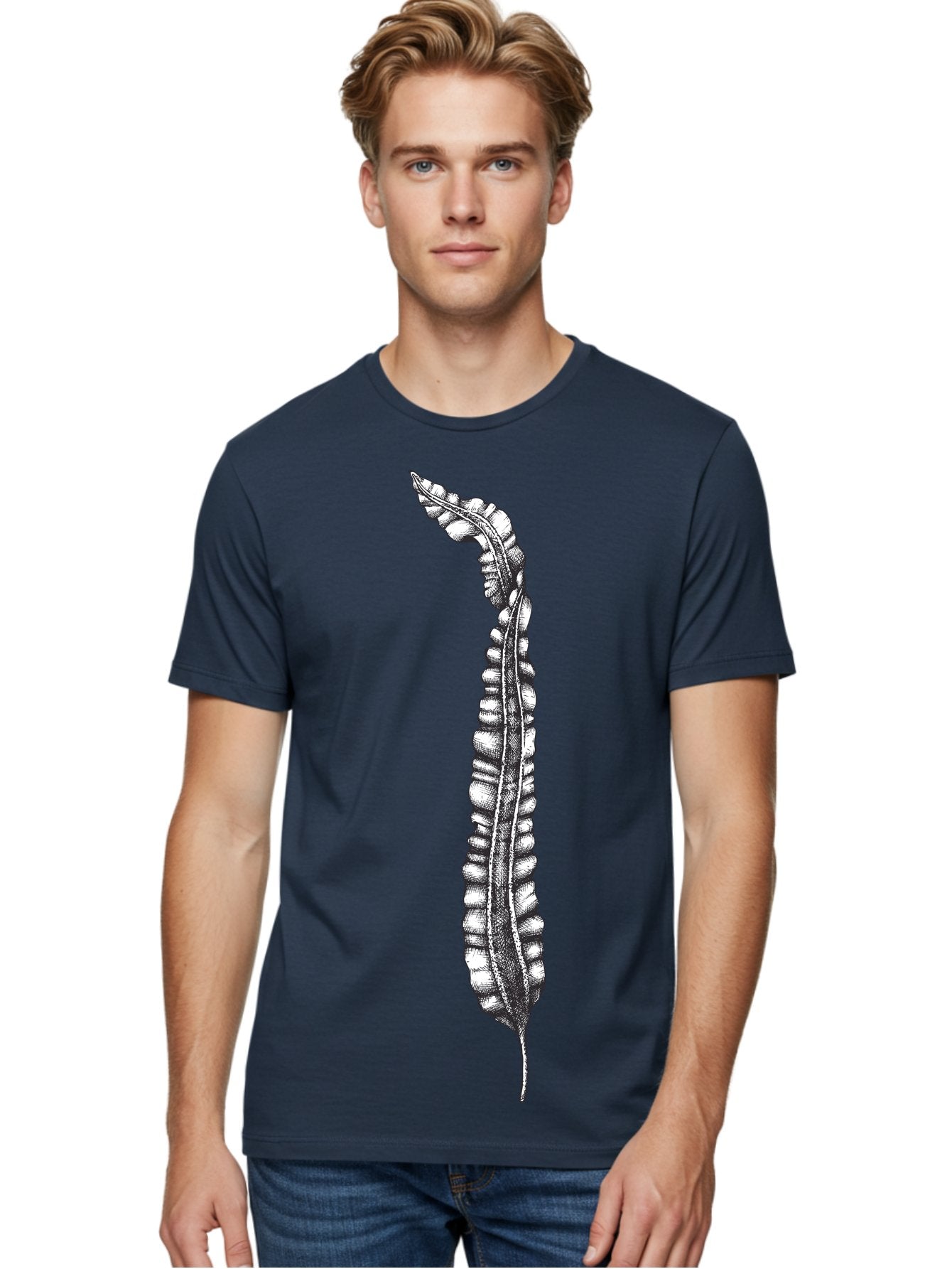 Paleodictyon Men'S Graphic Tee, 100% Cotton, Comfortable Casual Summer Wear, Machine Washable, Black And White Centipede, Detailed Illustration, Many Legs, Invertebrate Animal, Creepy Crawlers, Entomology Art, Detailed Drawing Aad727 24