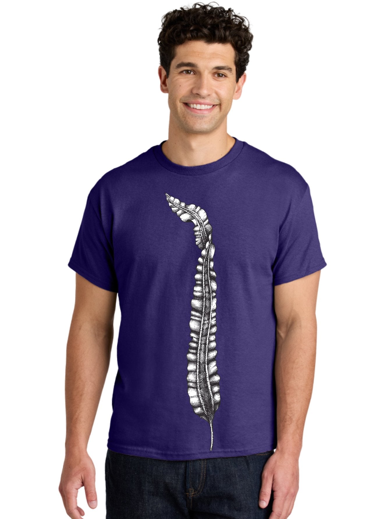 Paleodictyon Men'S Graphic Tee, 100% Cotton, Comfortable Casual Summer Wear, Machine Washable, Black And White Centipede, Detailed Illustration, Many Legs, Invertebrate Animal, Creepy Crawlers, Entomology Art, Detailed Drawing Aad727 26