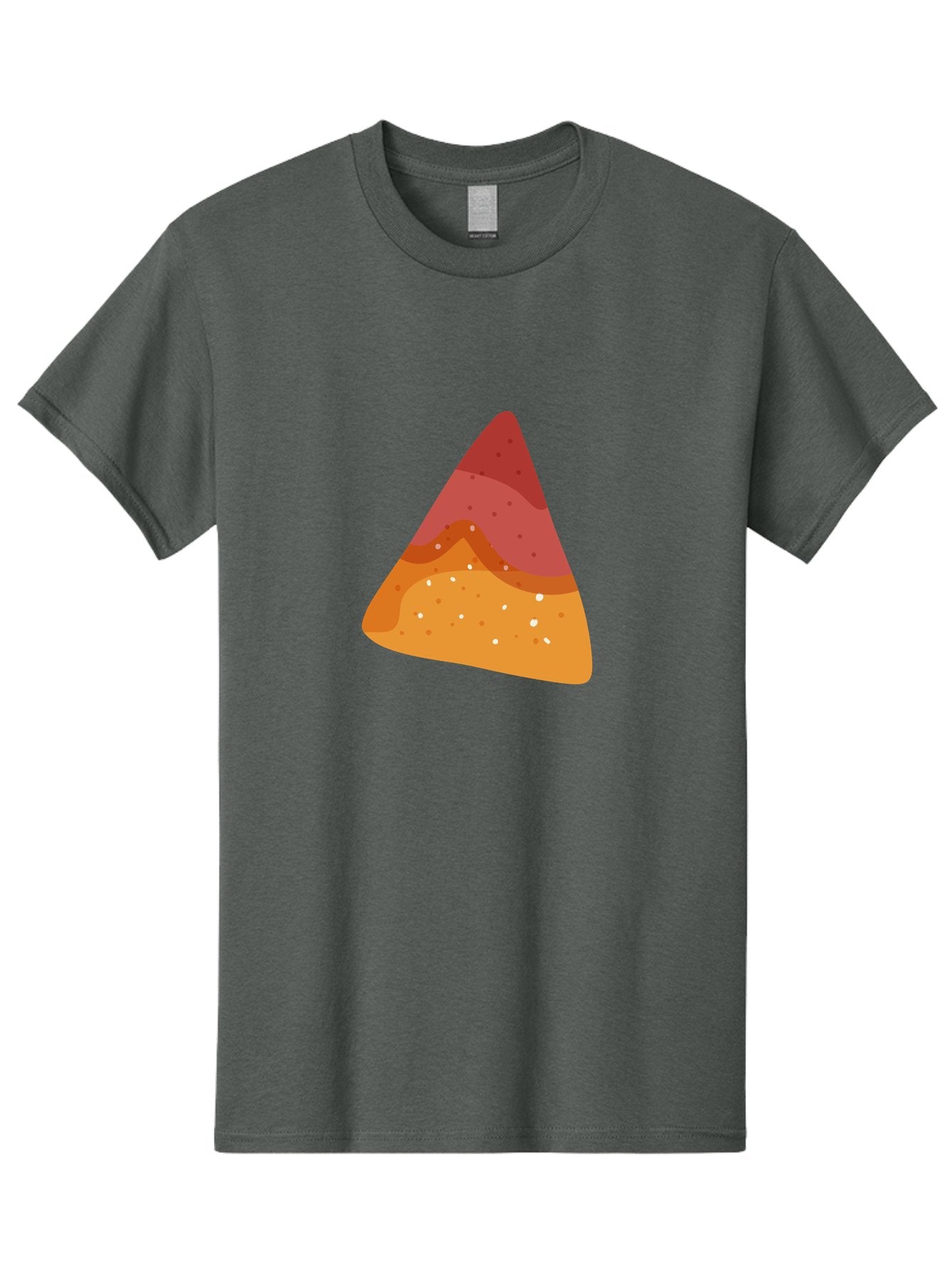 Pizza-Slice-1 Men'S Graphic Tee, 100% Cotton, Comfortable Casual Summer Wear, Machine Washable, Pizza Slice, Triangle Shape, Red Sauce, Melted Cheese, Savory Toppings, Italian Food, Delicious Treat, Tasty Snack, Cartoon Illustration Aad734 6