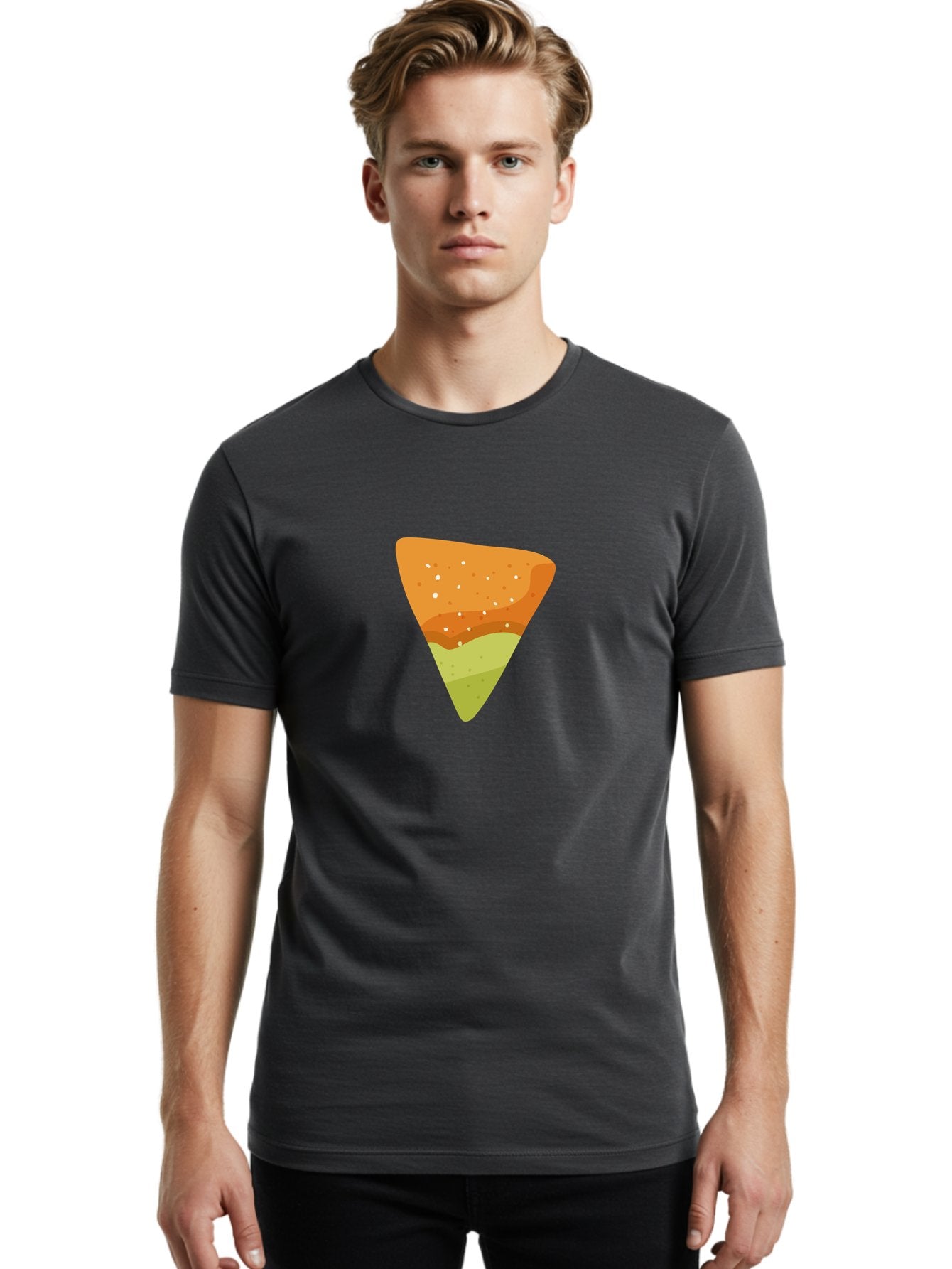 Pizza-Slice-2 Men'S Graphic Tee, 100% Cotton, Comfortable Casual Summer Wear, Machine Washable, Pizza Slice, Italian Food, Delicious Meal, Tasty Treats, Food Graphics, Triangular Shape, Layered Toppings, White Sesame Seeds Aad735 16