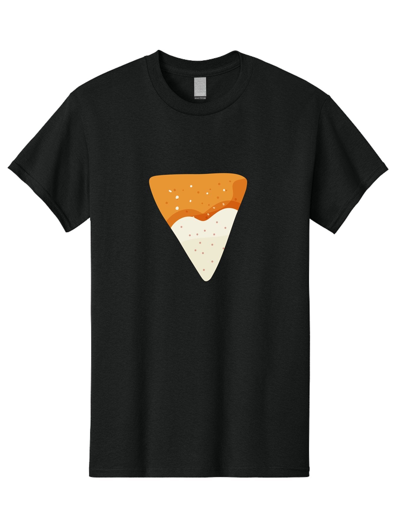 Pizza-Slice Men'S Graphic Tee, 100% Cotton, Comfortable Casual Summer Wear, Machine Washable, Pizza Slice, Italian Food, Cheese Pizza, Food Illustration, Graphic Design, Triangular Shape, Crispy Crust Aad737 4