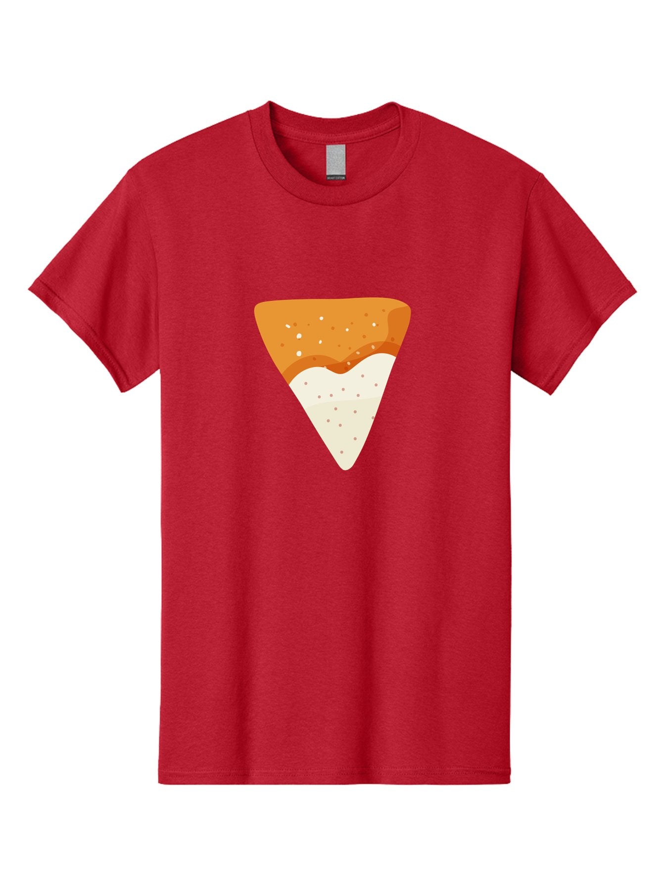 Pizza-Slice Men'S Graphic Tee, 100% Cotton, Comfortable Casual Summer Wear, Machine Washable, Pizza Slice, Italian Food, Cheese Pizza, Food Illustration, Graphic Design, Triangular Shape, Crispy Crust Aad737 7