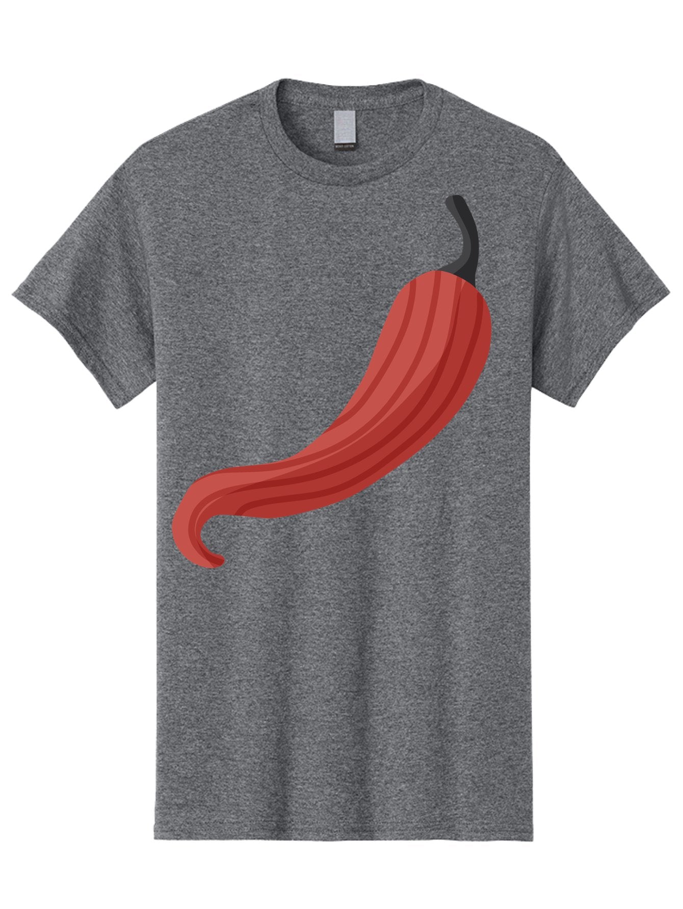 Red-Pepper-1 Men'S Graphic Tee, 100% Cotton, Comfortable Casual Summer Wear, Machine Washable, Red Chili Pepper, Hot Pepper, Spice, Culinary Ingredient, Vibrant Red Color, Digital Art, Food Illustration, Chili Pepper Graphic Aad747 13