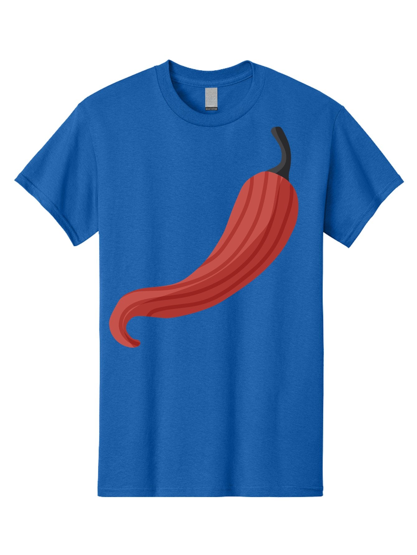 Red-Pepper-1 Men'S Graphic Tee, 100% Cotton, Comfortable Casual Summer Wear, Machine Washable, Red Chili Pepper, Hot Pepper, Spice, Culinary Ingredient, Vibrant Red Color, Digital Art, Food Illustration, Chili Pepper Graphic Aad747 4