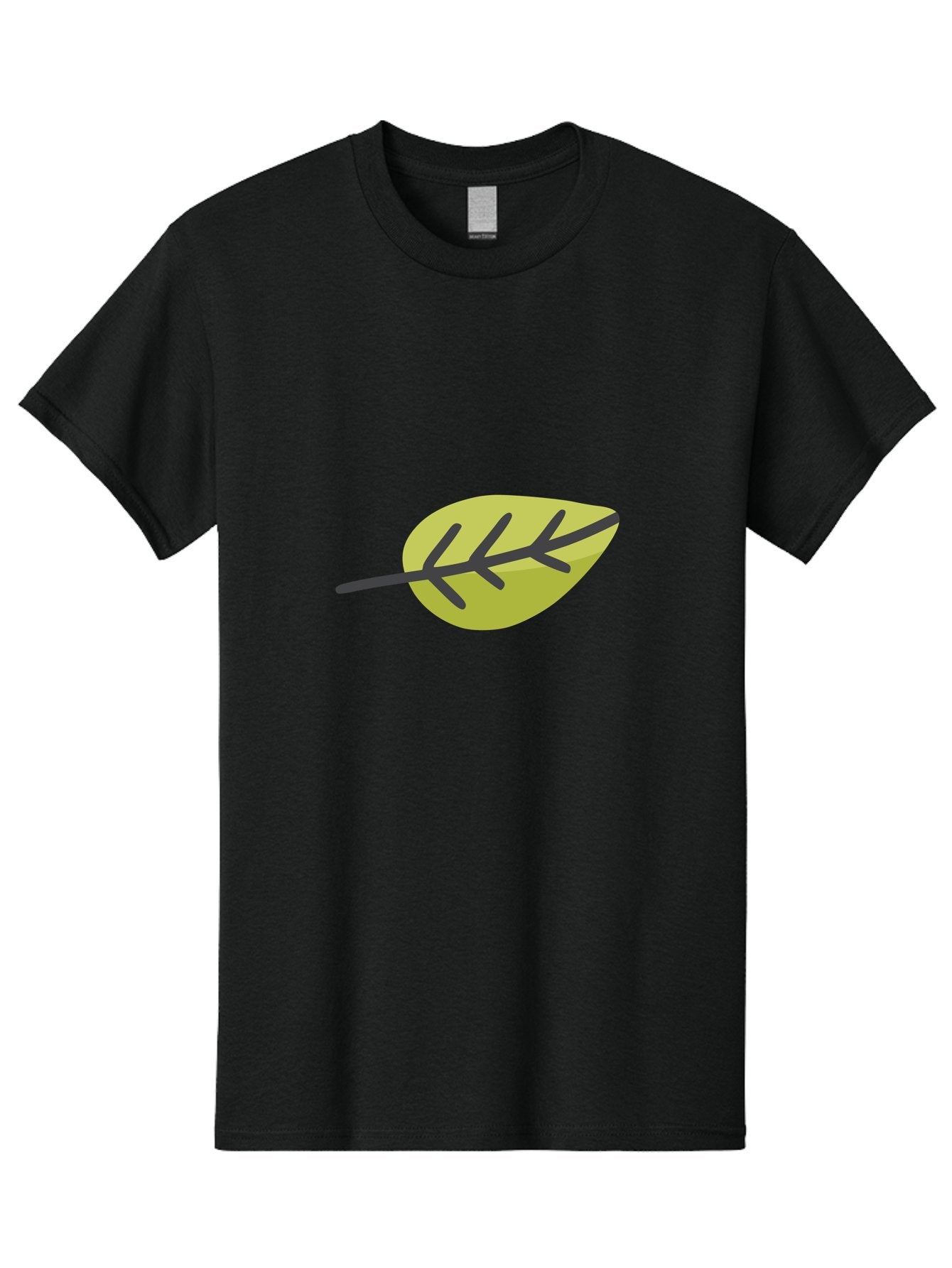 Simple-Leaf Men'S Graphic Tee, 100% Cotton, Comfortable Casual Summer Wear, Machine Washable, Simple Leaf Design, Green Leaf Illustration, Minimalist Art, Nature-Inspired Graphics, Stylized Foliage, Botanical Icon, Eco-Friendly Symbol Aad755 15
