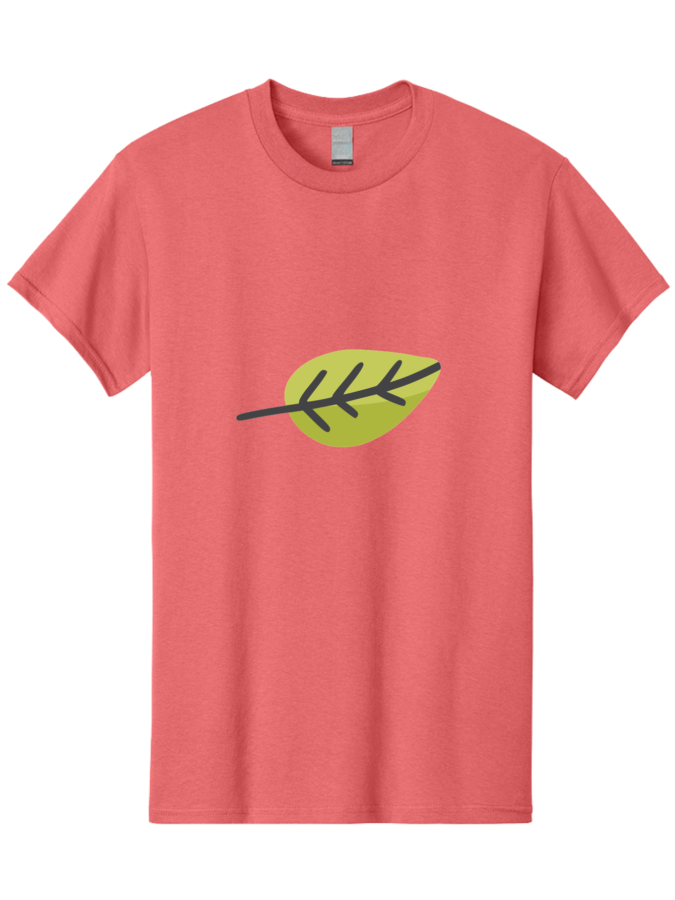 Simple-Leaf Men'S Graphic Tee, 100% Cotton, Comfortable Casual Summer Wear, Machine Washable, Simple Leaf Design, Green Leaf Illustration, Minimalist Art, Nature-Inspired Graphics, Stylized Foliage, Botanical Icon, Eco-Friendly Symbol Aad755 17