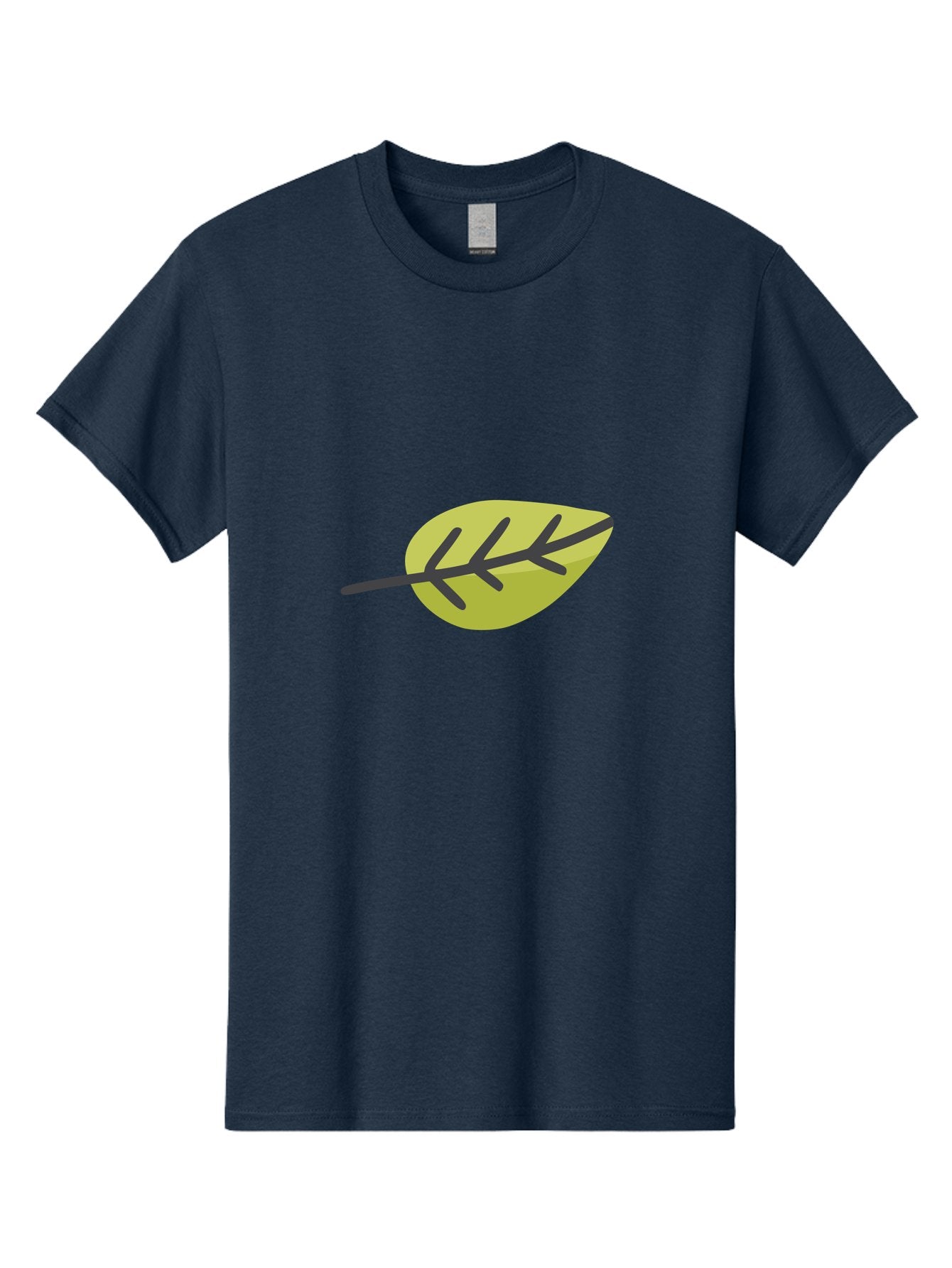 Simple-Leaf Men'S Graphic Tee, 100% Cotton, Comfortable Casual Summer Wear, Machine Washable, Simple Leaf Design, Green Leaf Illustration, Minimalist Art, Nature-Inspired Graphics, Stylized Foliage, Botanical Icon, Eco-Friendly Symbol Aad755 14