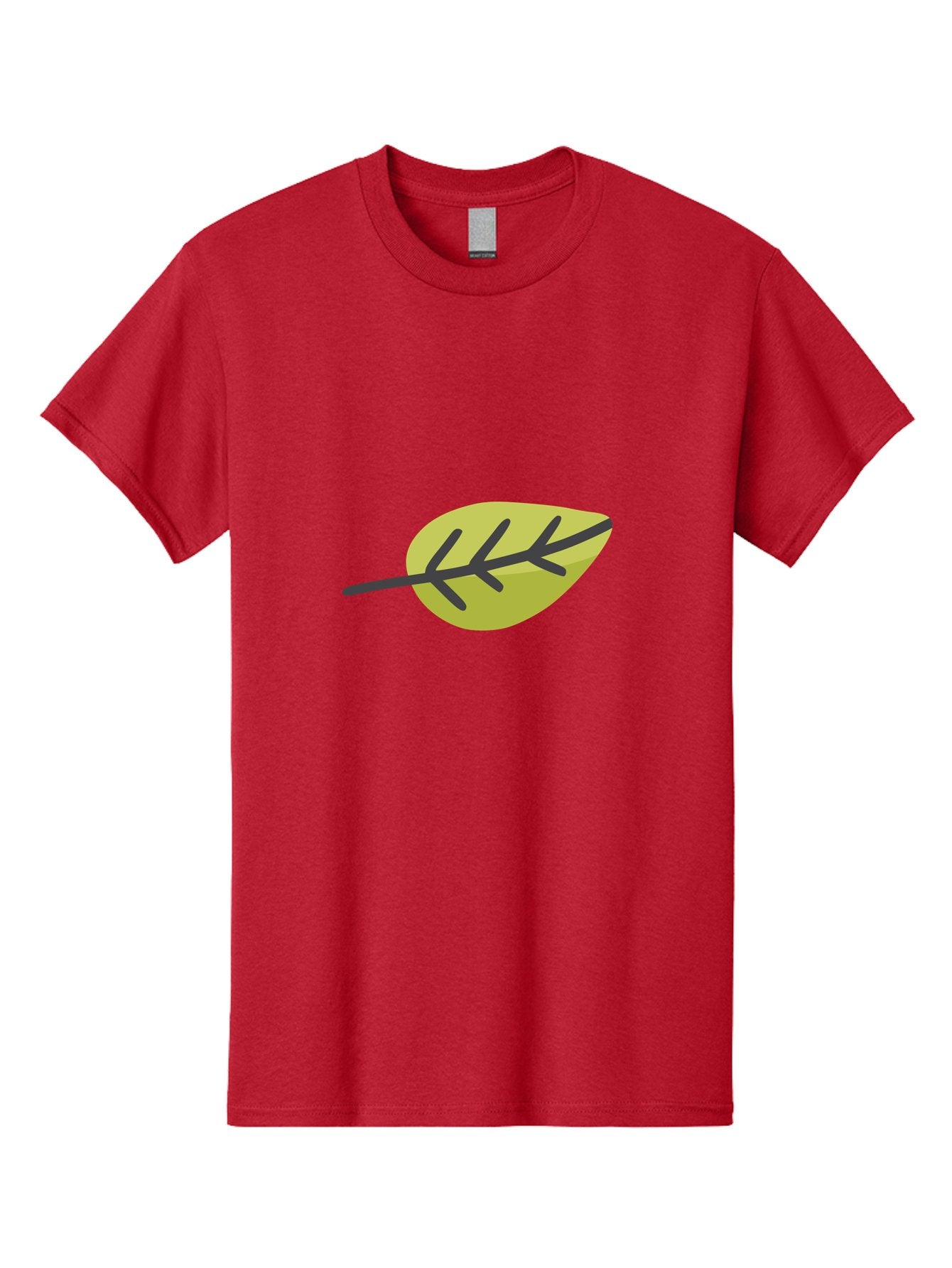 Simple-Leaf Men'S Graphic Tee, 100% Cotton, Comfortable Casual Summer Wear, Machine Washable, Simple Leaf Design, Green Leaf Illustration, Minimalist Art, Nature-Inspired Graphics, Stylized Foliage, Botanical Icon, Eco-Friendly Symbol Aad755 11