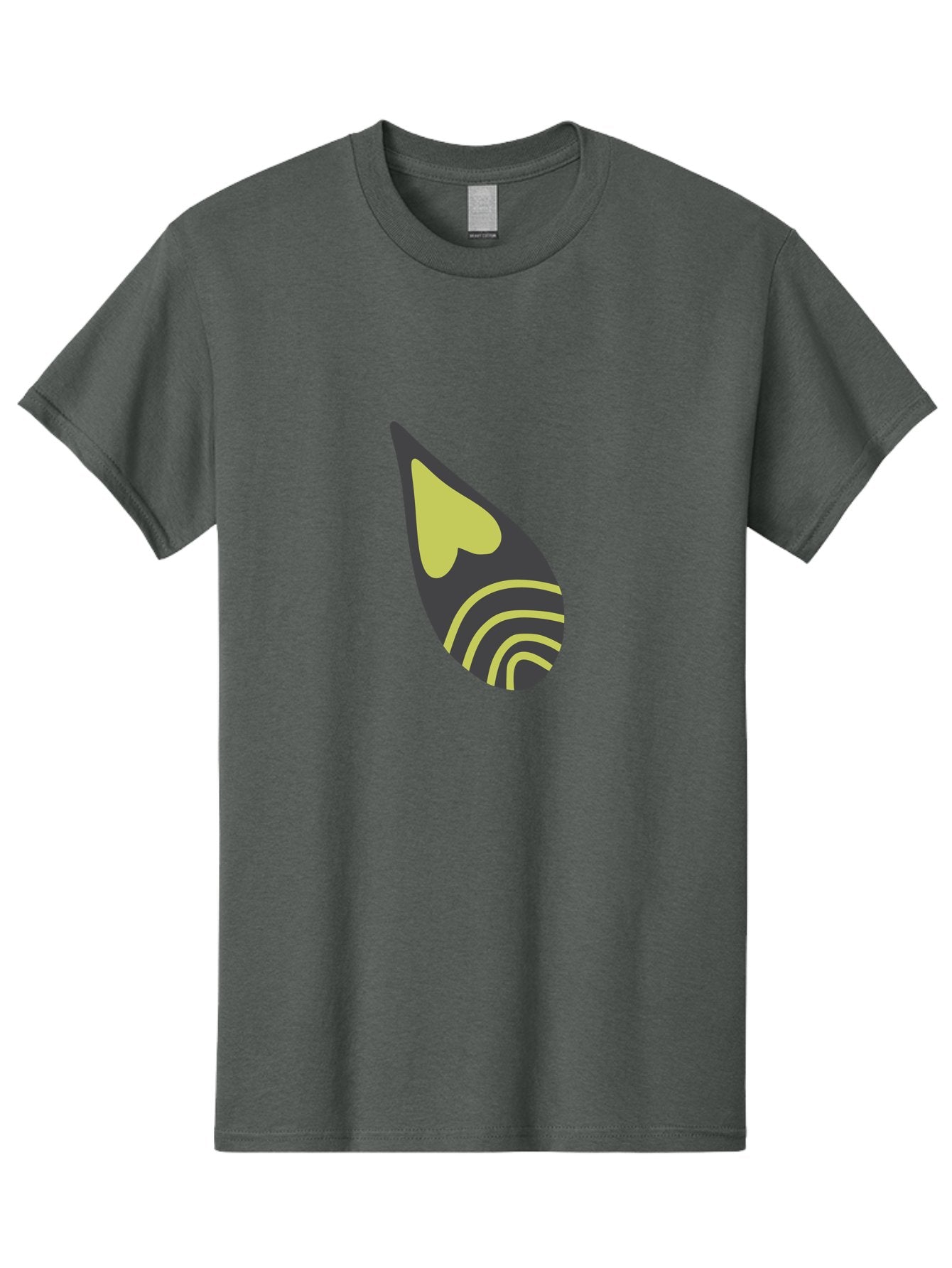 Spotify-Logo Men'S Graphic Tee, 100% Cotton, Comfortable Casual Summer Wear, Machine Washable, Spotify Logo, Music Streaming Service, Black And Yellow Design, Heart Shaped Icon, Stylized Sound Waves, Modern Branding, Digital Music Platform Aad761 7