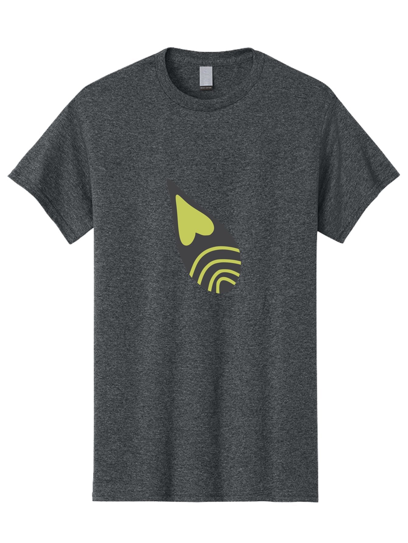 Spotify-Logo Men'S Graphic Tee, 100% Cotton, Comfortable Casual Summer Wear, Machine Washable, Spotify Logo, Music Streaming Service, Black And Yellow Design, Heart Shaped Icon, Stylized Sound Waves, Modern Branding, Digital Music Platform Aad761 9