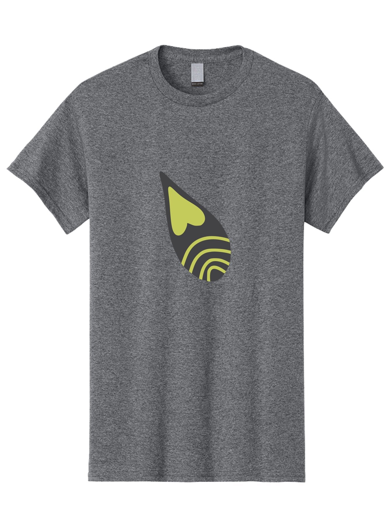 Spotify-Logo Men'S Graphic Tee, 100% Cotton, Comfortable Casual Summer Wear, Machine Washable, Spotify Logo, Music Streaming Service, Black And Yellow Design, Heart Shaped Icon, Stylized Sound Waves, Modern Branding, Digital Music Platform Aad761 8