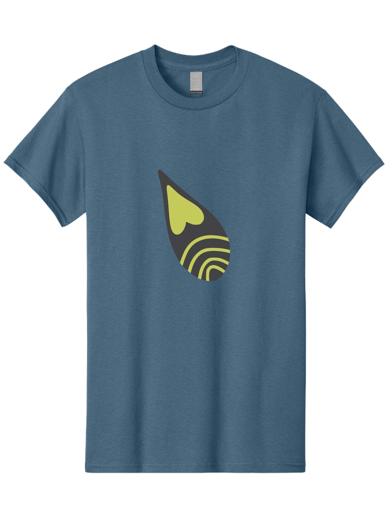Spotify-Logo Men'S Graphic Tee, 100% Cotton, Comfortable Casual Summer Wear, Machine Washable, Spotify Logo, Music Streaming Service, Black And Yellow Design, Heart Shaped Icon, Stylized Sound Waves, Modern Branding, Digital Music Platform Aad761 3