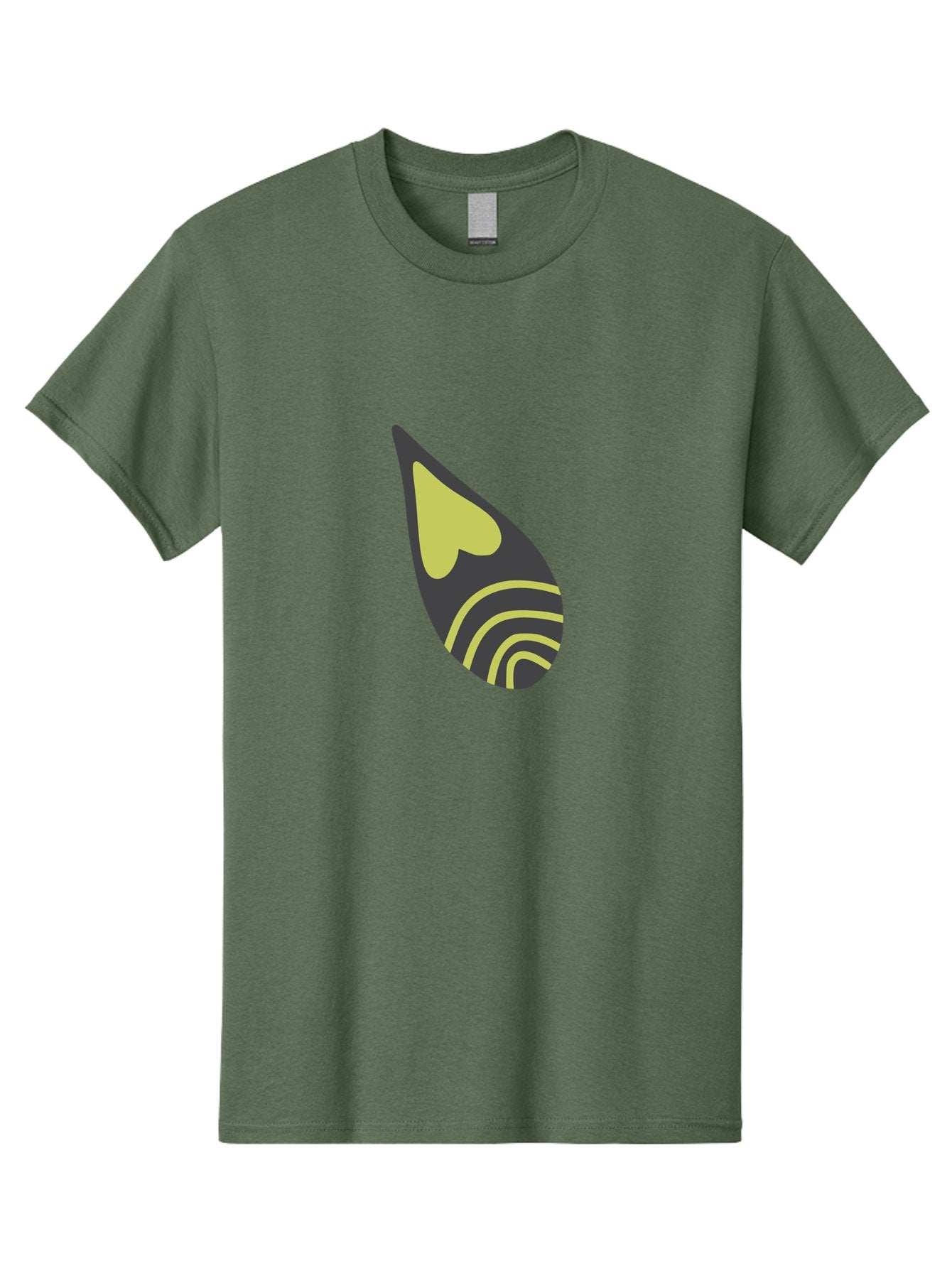 Spotify-Logo Men'S Graphic Tee, 100% Cotton, Comfortable Casual Summer Wear, Machine Washable, Spotify Logo, Music Streaming Service, Black And Yellow Design, Heart Shaped Icon, Stylized Sound Waves, Modern Branding, Digital Music Platform Aad761 11