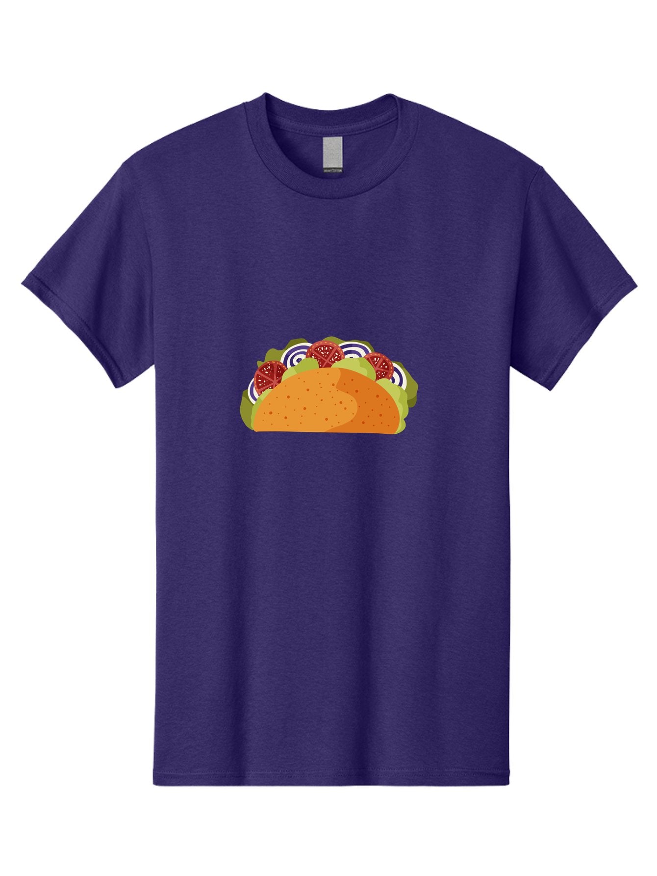 Taco Men'S Graphic Tee, 100% Cotton, Comfortable Casual Summer Wear, Machine Washable, Tasty Taco, Mexican Food, Crunchy Shell, Vibrant Salsa, Fresh Avocado, Sliced Radish, Delicious Meal, Foodie Delight, Bold Flavors Aad766 12