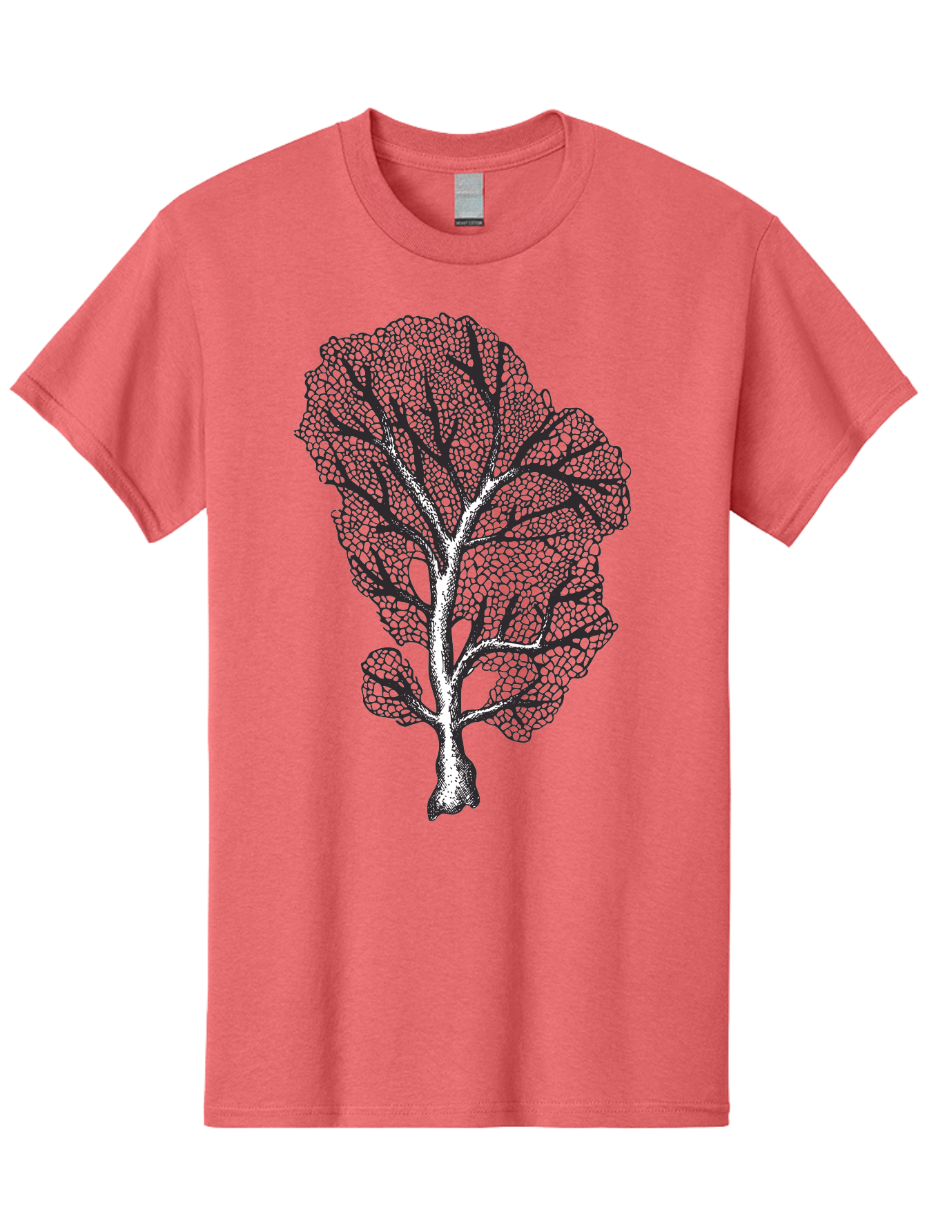 Tree Men'S Graphic Tee, 100% Cotton, Comfortable Casual Summer Wear, Machine Washable, Stylized Tree, Black And White Illustration, Leafy Branches, Detailed Foliage, Graphic Design Element, Artistic Tree, Natural Motif, Sketch Art Aad769 13