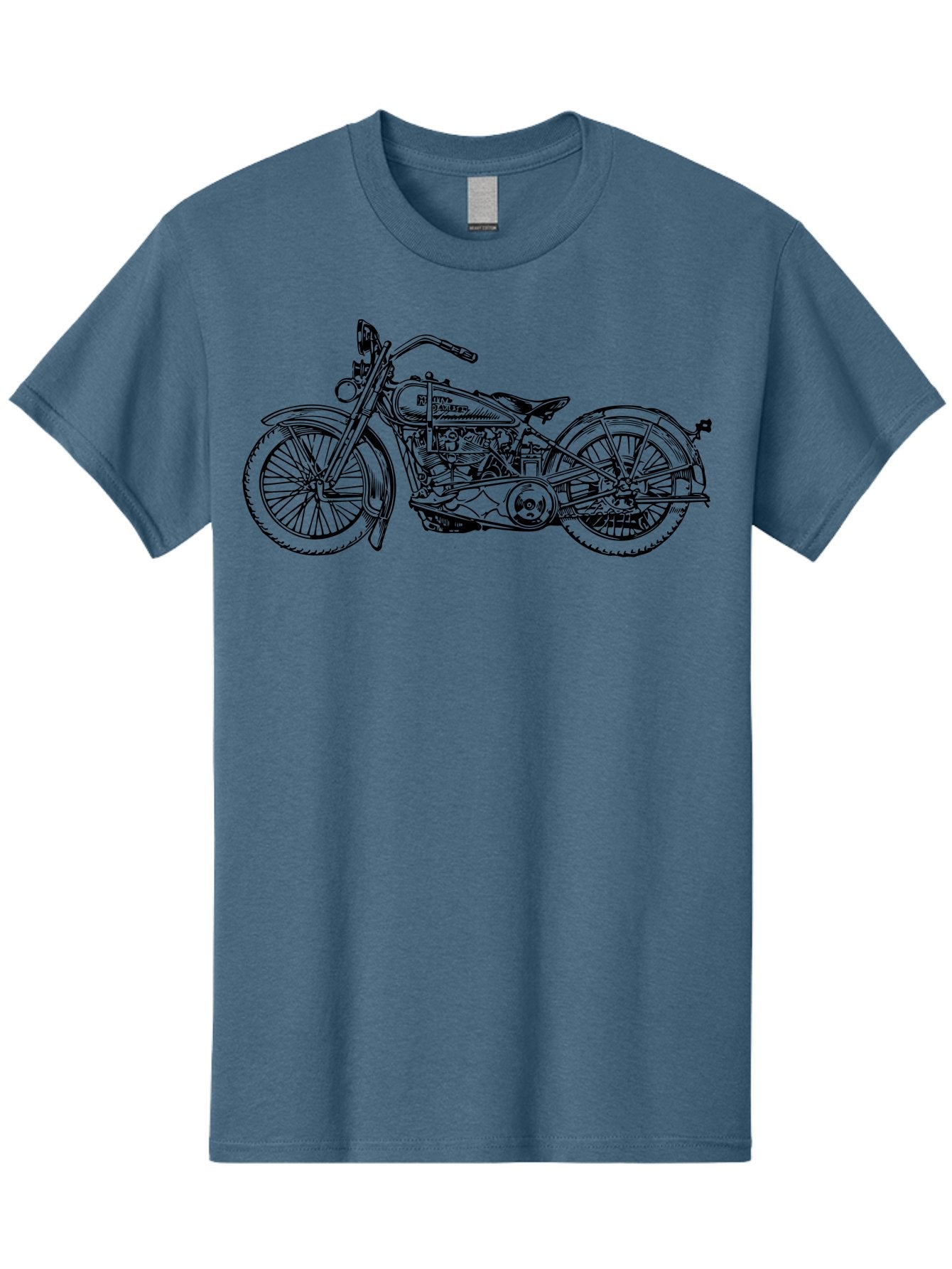 1916-Flying-Merkel Men'S Graphic Tee, 100% Cotton, Comfortable Casual Summer Wear, Machine Washable, Vintage Motorcycle, Classic Bike, Harley Davidson Logo, Retro Design, Black And Green Illustration, Motorcycle Art, Biker Culture, Aad774 9