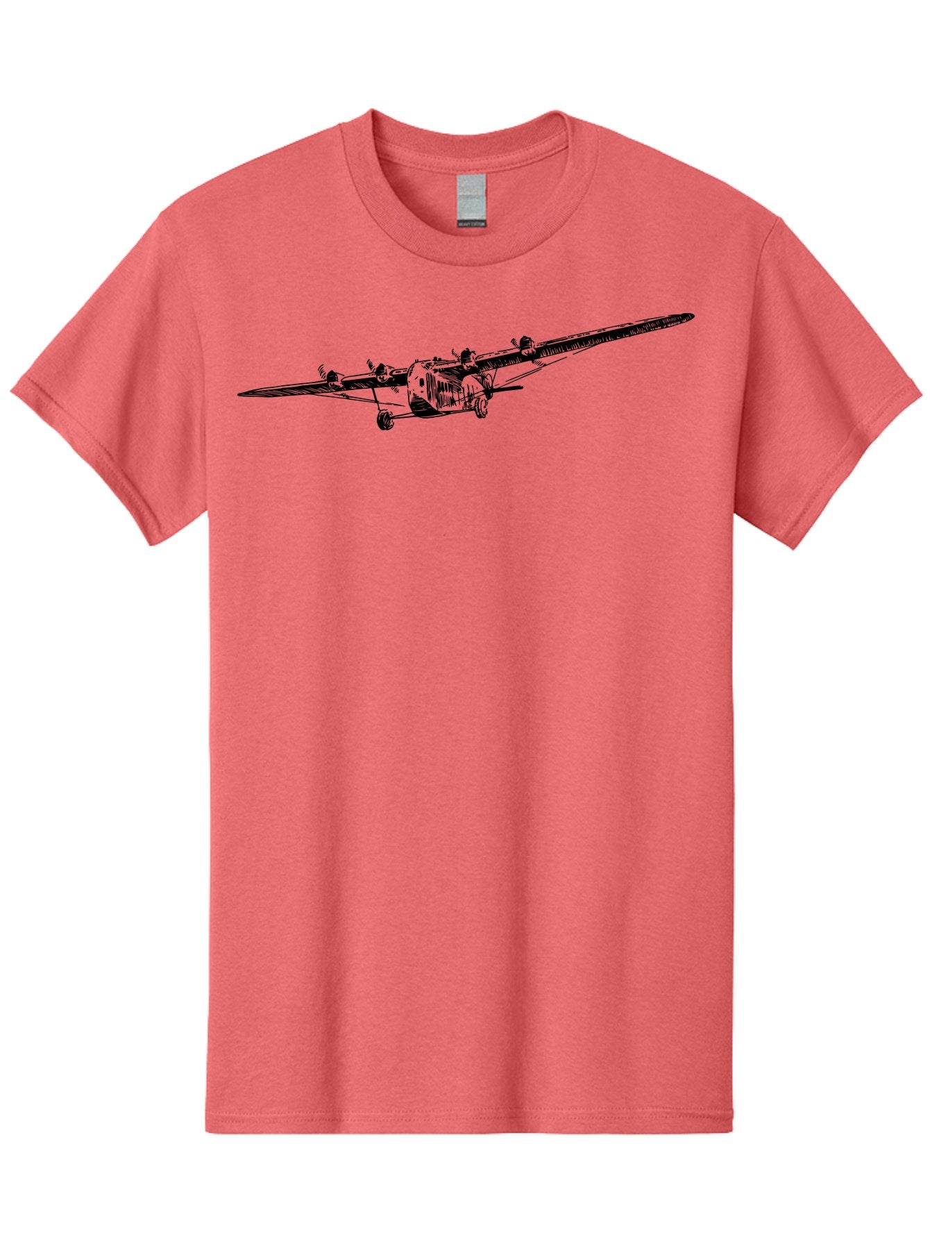 Airplane Men'S Graphic Tee, 100% Cotton, Comfortable Casual Summer Wear, Machine Washable, Vintage Airplane, Historic Aircraft, Ford Tri-Motor, Classic Aviation, Antique Plane, Nostalgic Flight, Retro Aircraft Design Aad775 10