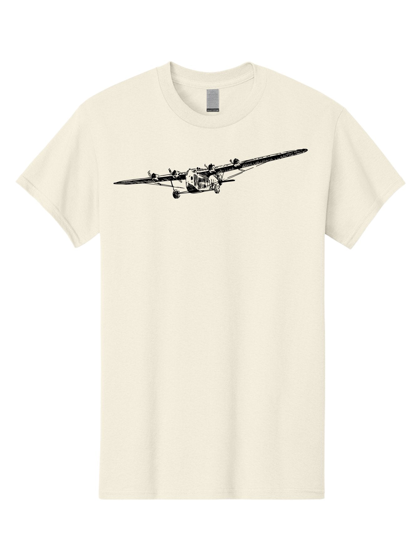 Airplane Men'S Graphic Tee, 100% Cotton, Comfortable Casual Summer Wear, Machine Washable, Vintage Airplane, Historic Aircraft, Ford Tri-Motor, Classic Aviation, Antique Plane, Nostalgic Flight, Retro Aircraft Design Aad775 7