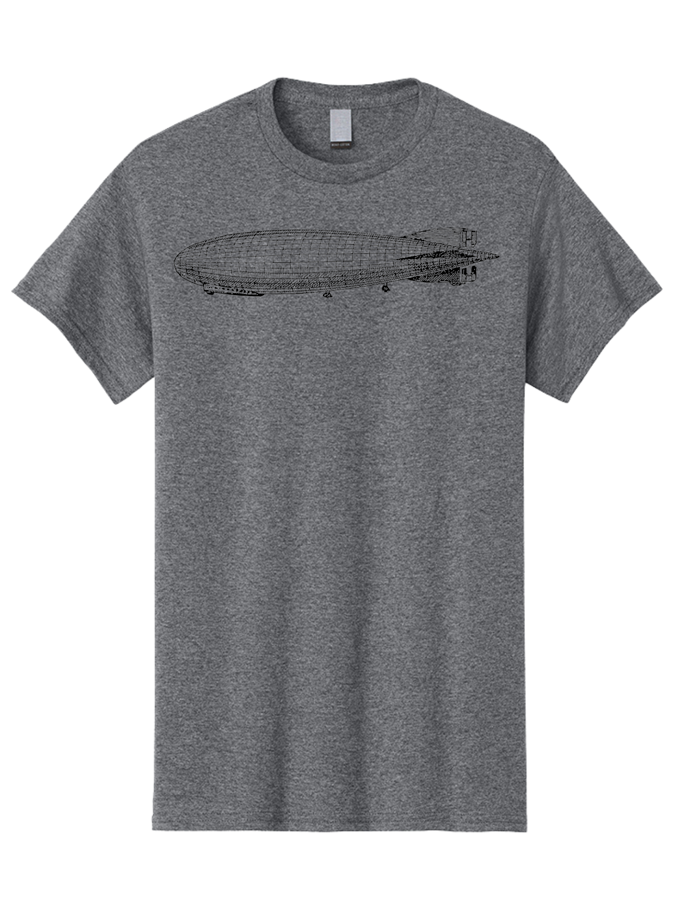 Airship Men'S Graphic Tee, 100% Cotton, Comfortable Casual Summer Wear, Machine Washable, Airship, Zeppelin, Dirigible, Aircraft, Luxury Travel, Historical Aviation, Vintage Transportation, Retro Style, Wireframe Model, 3D Rendering Aad776 11