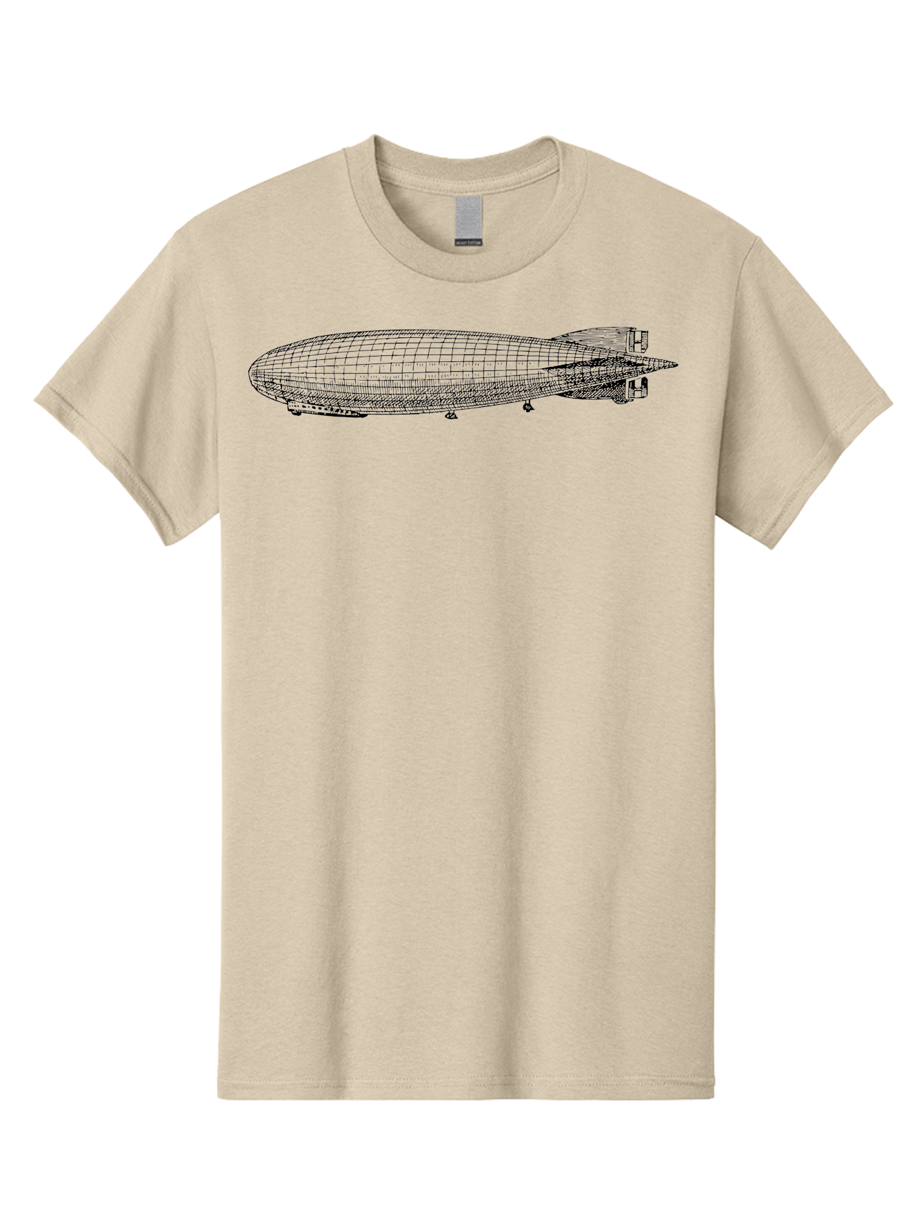 Airship Men'S Graphic Tee, 100% Cotton, Comfortable Casual Summer Wear, Machine Washable, Airship, Zeppelin, Dirigible, Aircraft, Luxury Travel, Historical Aviation, Vintage Transportation, Retro Style, Wireframe Model, 3D Rendering Aad776 15