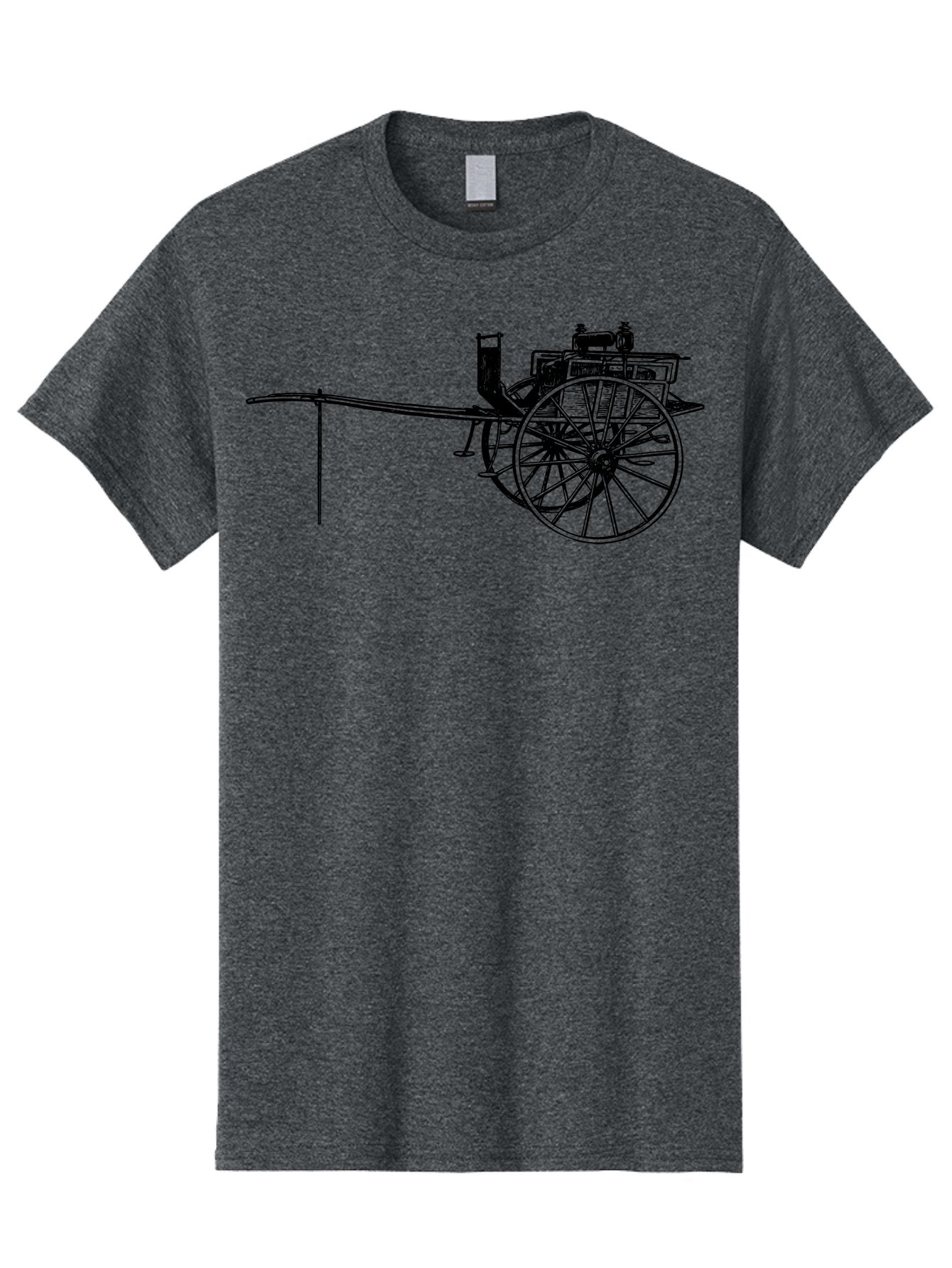 Benz-Patent-Motorwagen Men'S Graphic Tee, 100% Cotton, Comfortable Casual Summer Wear, Machine Washable, Vintage Car, Antique Automobile, Historic Vehicle, Classic Transportation, Benz Patent-Motorwagen, Early Automotive Technology, Aad777 5