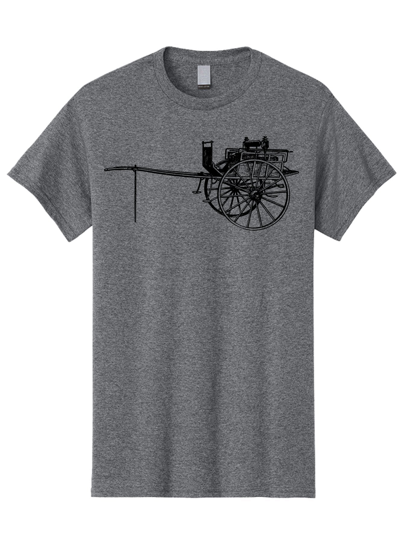 Benz-Patent-Motorwagen Men'S Graphic Tee, 100% Cotton, Comfortable Casual Summer Wear, Machine Washable, Vintage Car, Antique Automobile, Historic Vehicle, Classic Transportation, Benz Patent-Motorwagen, Early Automotive Technology, Aad777 13