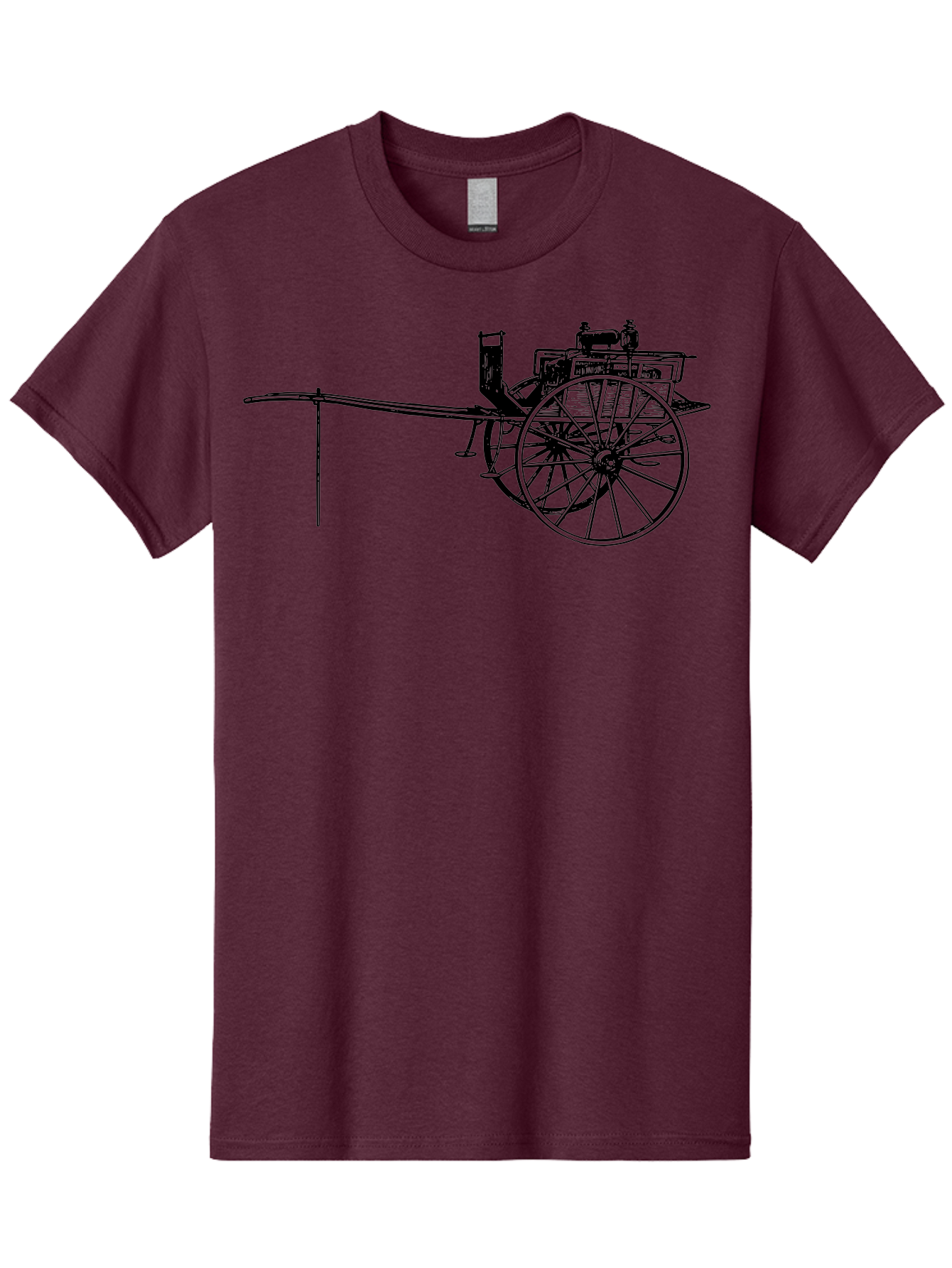 Benz-Patent-Motorwagen Men'S Graphic Tee, 100% Cotton, Comfortable Casual Summer Wear, Machine Washable, Vintage Car, Antique Automobile, Historic Vehicle, Classic Transportation, Benz Patent-Motorwagen, Early Automotive Technology, Aad777 13