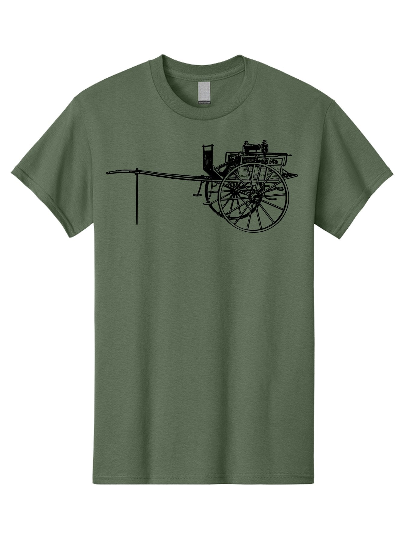 Benz-Patent-Motorwagen Men'S Graphic Tee, 100% Cotton, Comfortable Casual Summer Wear, Machine Washable, Vintage Car, Antique Automobile, Historic Vehicle, Classic Transportation, Benz Patent-Motorwagen, Early Automotive Technology, Aad777 15
