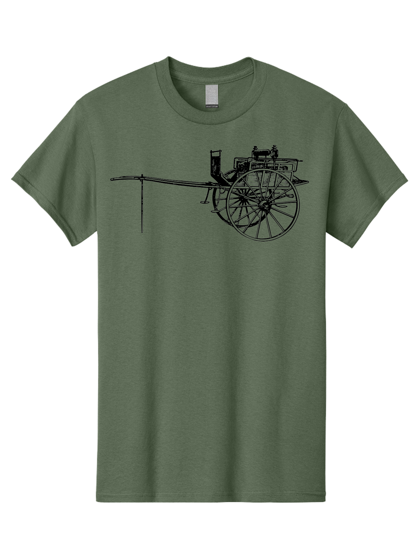 Benz-Patent-Motorwagen Men'S Graphic Tee, 100% Cotton, Comfortable Casual Summer Wear, Machine Washable, Vintage Car, Antique Automobile, Historic Vehicle, Classic Transportation, Benz Patent-Motorwagen, Early Automotive Technology, Aad777