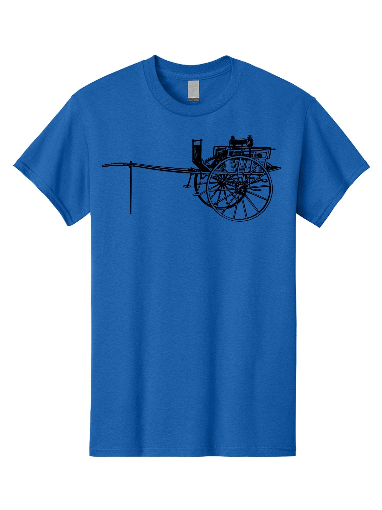 Benz-Patent-Motorwagen Men'S Graphic Tee, 100% Cotton, Comfortable Casual Summer Wear, Machine Washable, Vintage Car, Antique Automobile, Historic Vehicle, Classic Transportation, Benz Patent-Motorwagen, Early Automotive Technology, Aad777