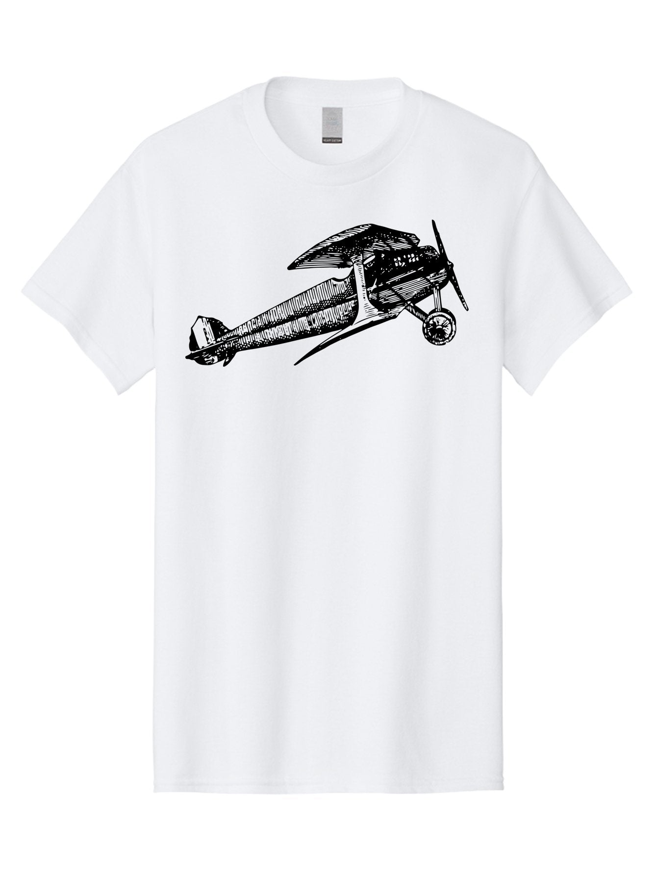 Biplane-1 Men'S Graphic Tee, 100% Cotton, Comfortable Casual Summer Wear, Machine Washable, Vintage Aeroplane, Classic Aircraft, Retro Aviation, Antique Plane, Old-Fashioned Flying Machine, Historical Flight Aad778 15