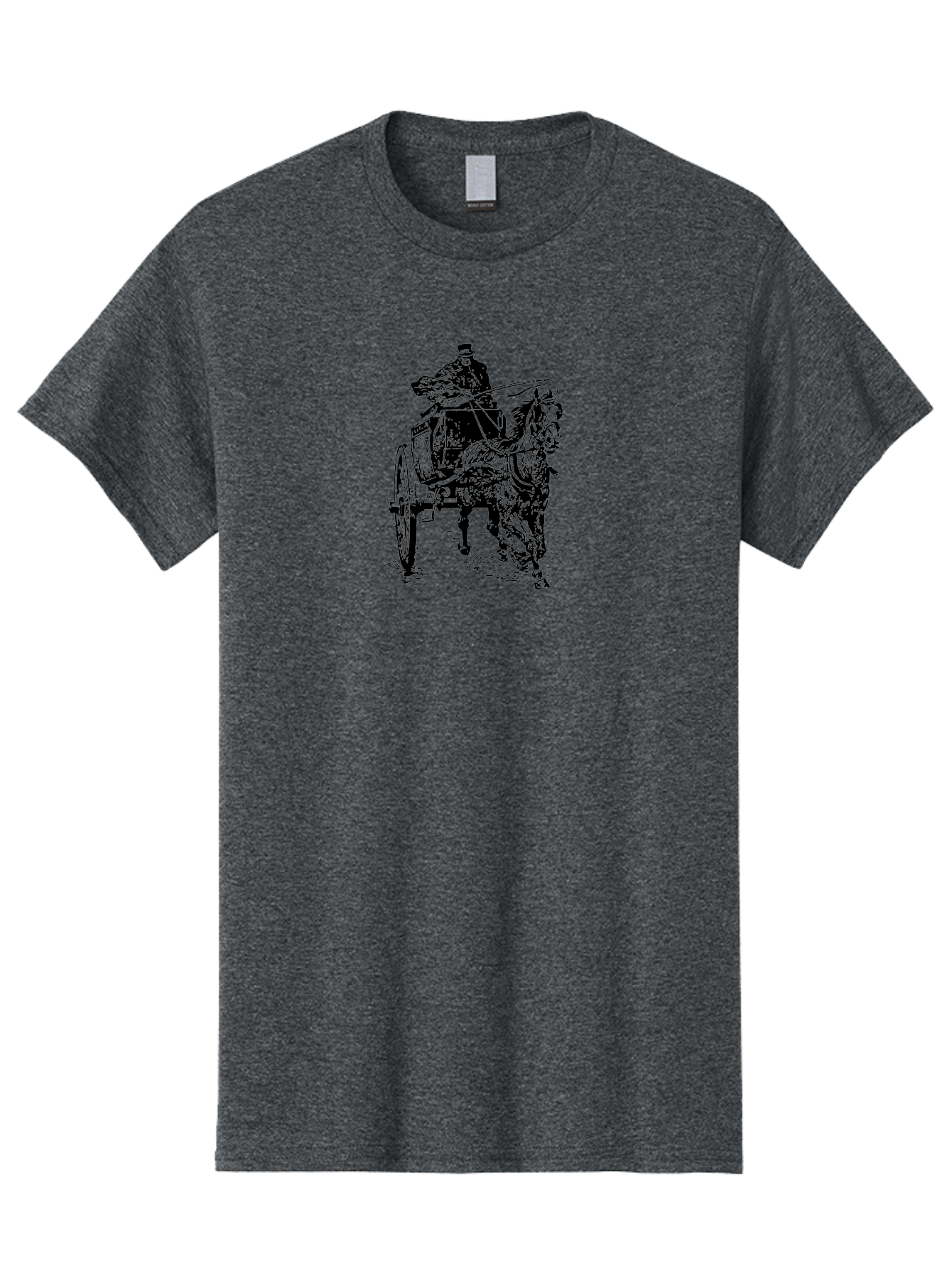 Horse-Drawn-Cart-1 Men'S Graphic Tee, 100% Cotton, Comfortable Casual Summer Wear, Machine Washable, Horse Drawn Carriage, Vintage Transportation, Horse Riding, Old-Fashioned Travel, Carriage Ride, Equestrian Art, Classic Illustration, Aad794 17