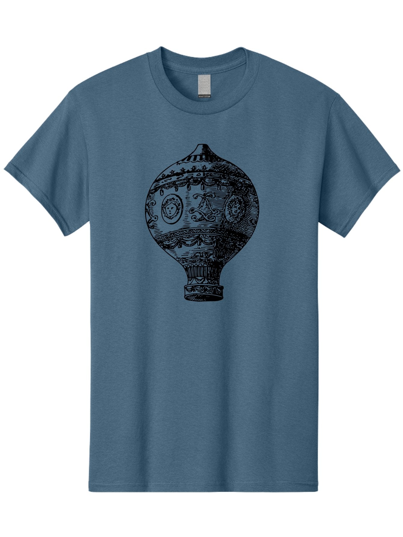 Ornate-Vase Men'S Graphic Tee, 100% Cotton, Comfortable Casual Summer Wear, Machine Washable, Perfume Bottle, Vintage Bottle, Ornate Design, Black Illustration, Decorative Art, Antique Style, Luxury Fragrance, Intricate Details, Aad799 5