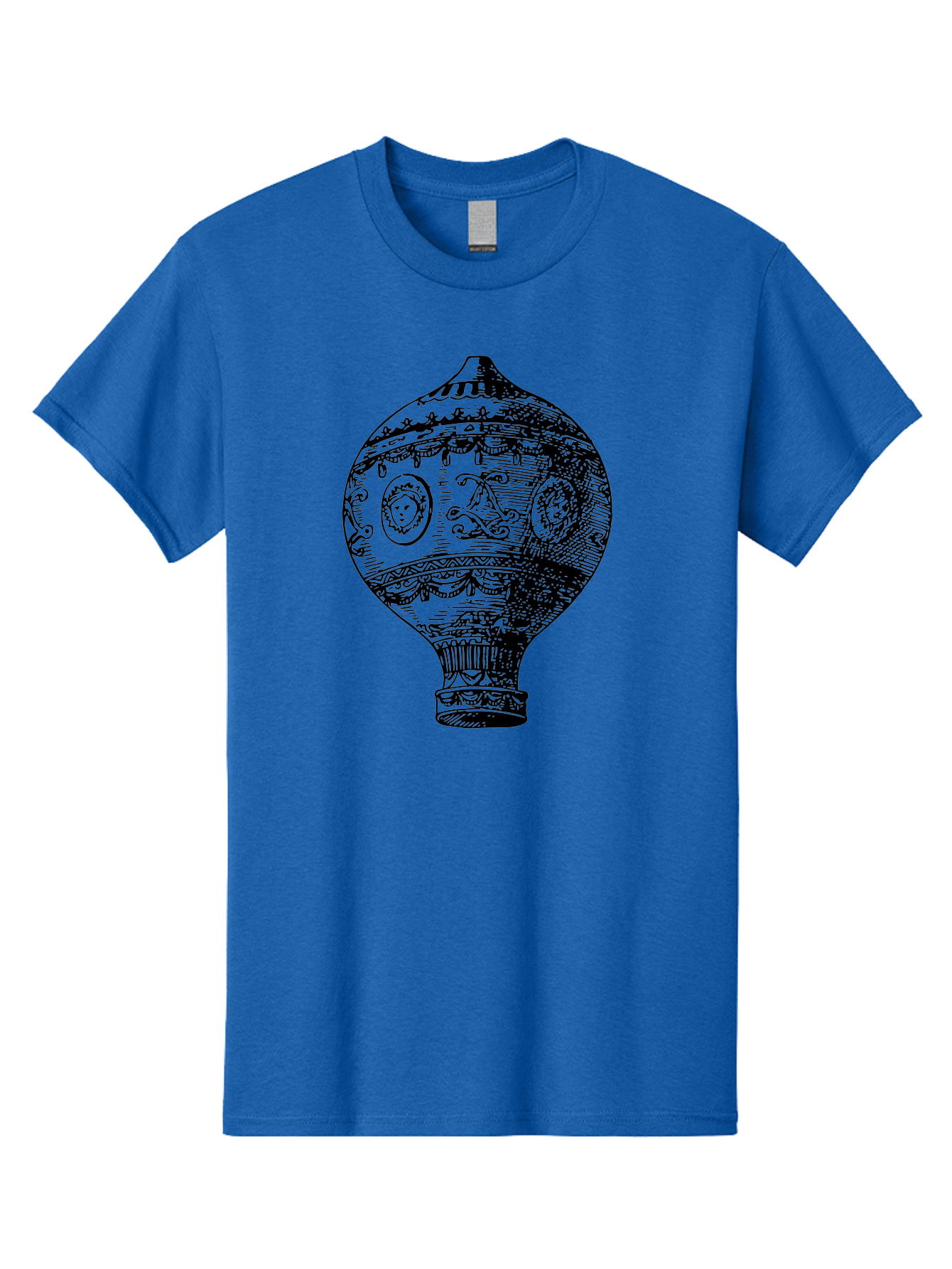 Ornate-Vase Men'S Graphic Tee, 100% Cotton, Comfortable Casual Summer Wear, Machine Washable, Perfume Bottle, Vintage Bottle, Ornate Design, Black Illustration, Decorative Art, Antique Style, Luxury Fragrance, Intricate Details, Aad799