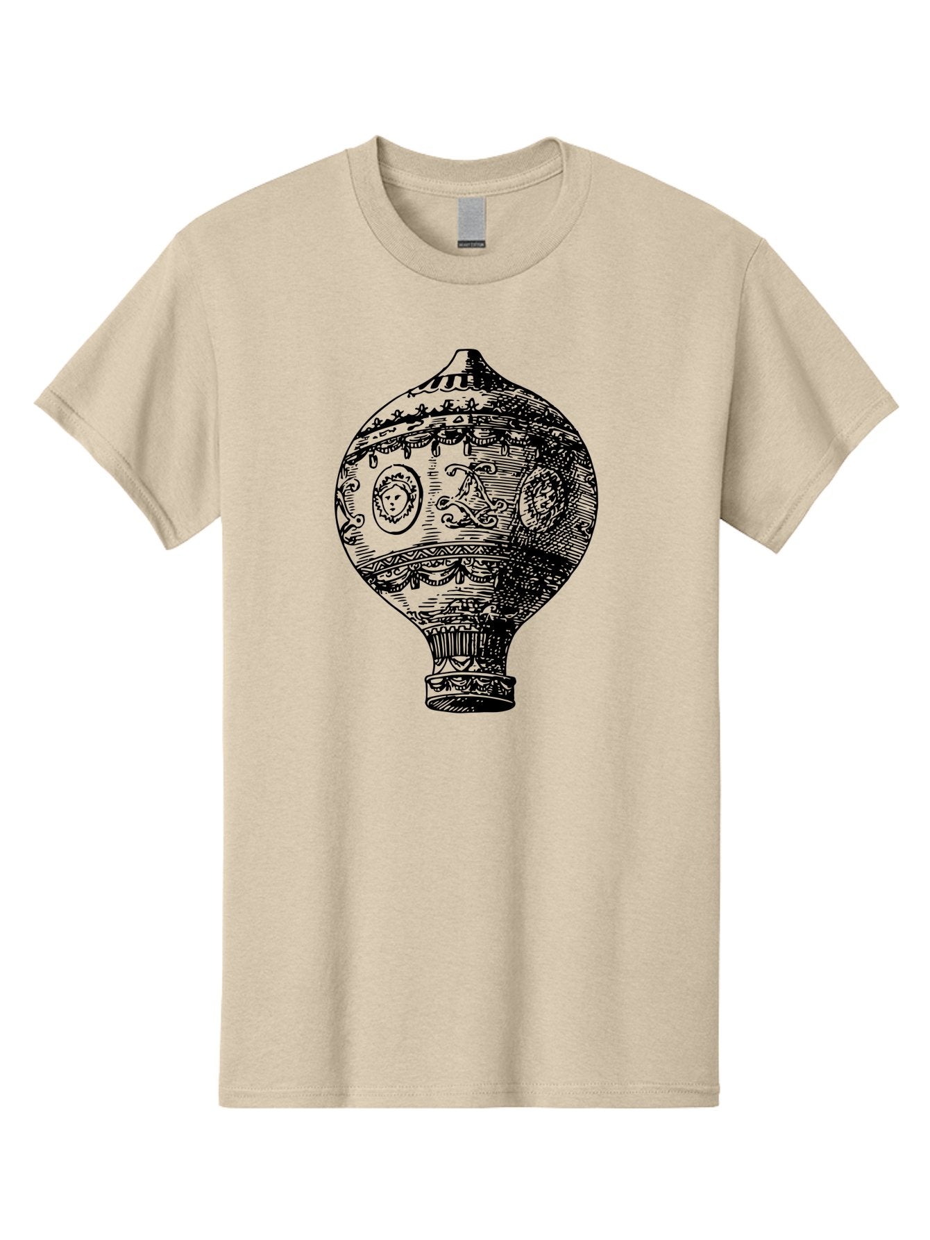 Ornate-Vase Men'S Graphic Tee, 100% Cotton, Comfortable Casual Summer Wear, Machine Washable, Perfume Bottle, Vintage Bottle, Ornate Design, Black Illustration, Decorative Art, Antique Style, Luxury Fragrance, Intricate Details, Aad799