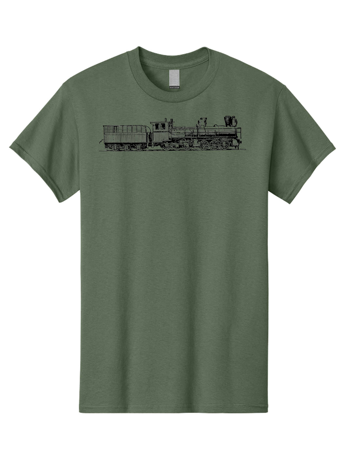 Steam-Train Men'S Graphic Tee, 100% Cotton, Comfortable Casual Summer Wear, Machine Washable, Vintage Locomotive, Train Engine, Steam Train, Railway Heritage, Classic Transport, Nostalgic Train, Railroad Nostalgia, Antique Locomotive Aad812 27