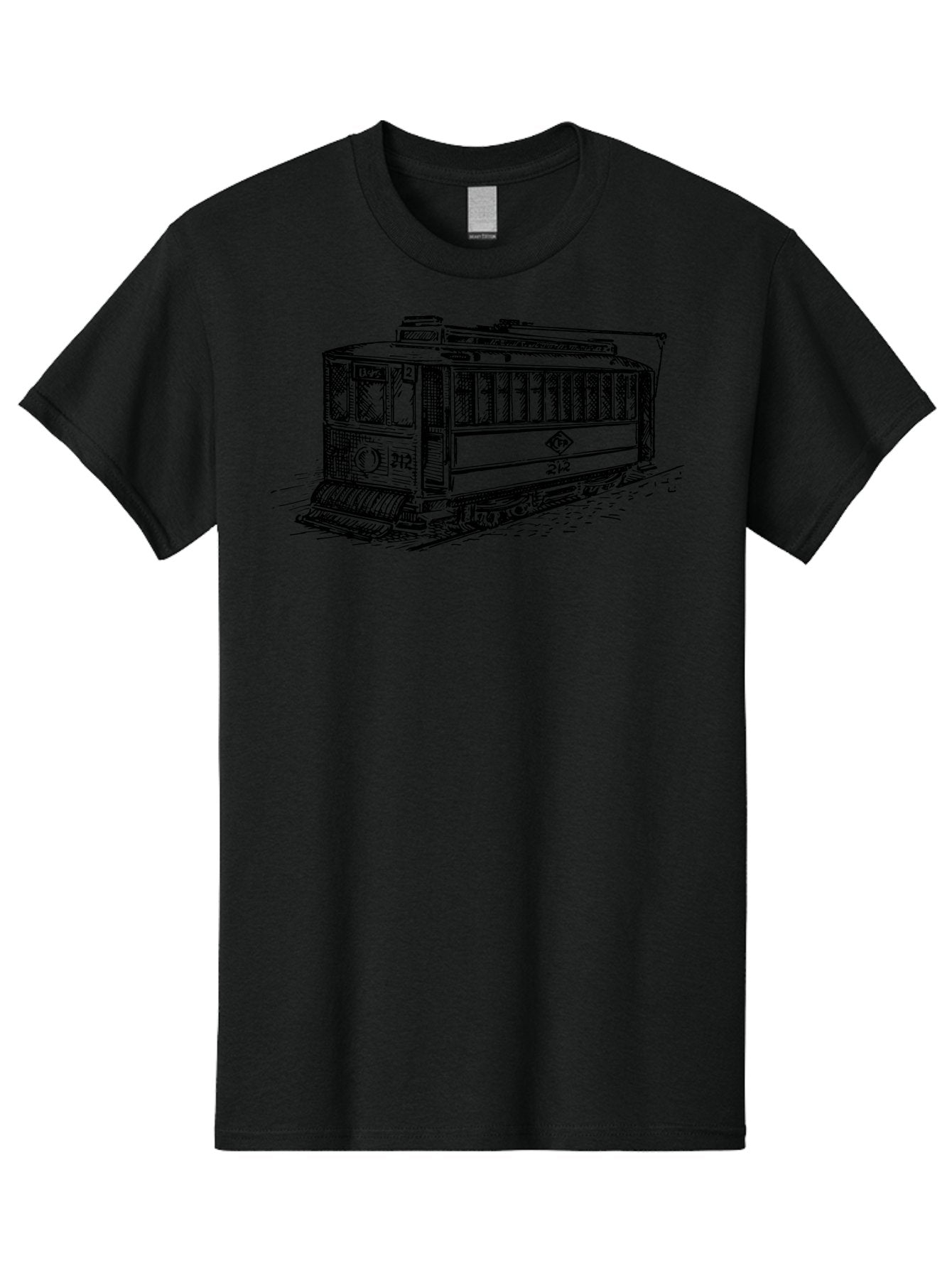 Trolley-Car-212 Men'S Graphic Tee, 100% Cotton, Comfortable Casual Summer Wear, Machine Washable, Vintage Trolley, Public Transportation, Urban Mobility, Classic Design, Railway System, Nostalgic Feel, Transportation Mode, 212 Aad816 13