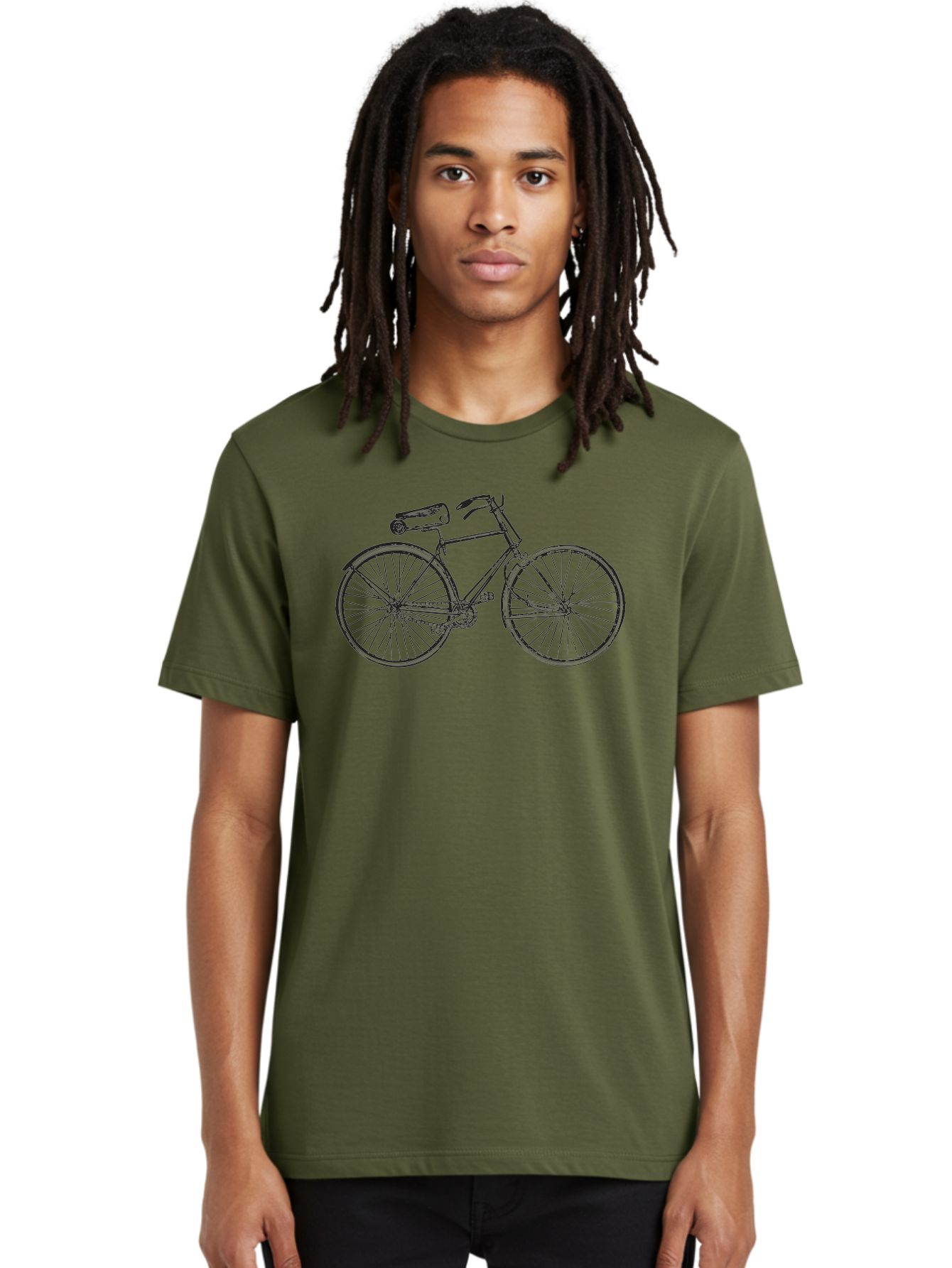 Vintage-Bicycle Men'S Graphic Tee, 100% Cotton, Comfortable Casual Summer Wear, Machine Washable, Vintage Bicycle, Penny Farthing Bike, Antique Cycle, Classic Design, Nostalgic Charm, Retro Transportation, Old-Fashioned Transportation, Aad820 20