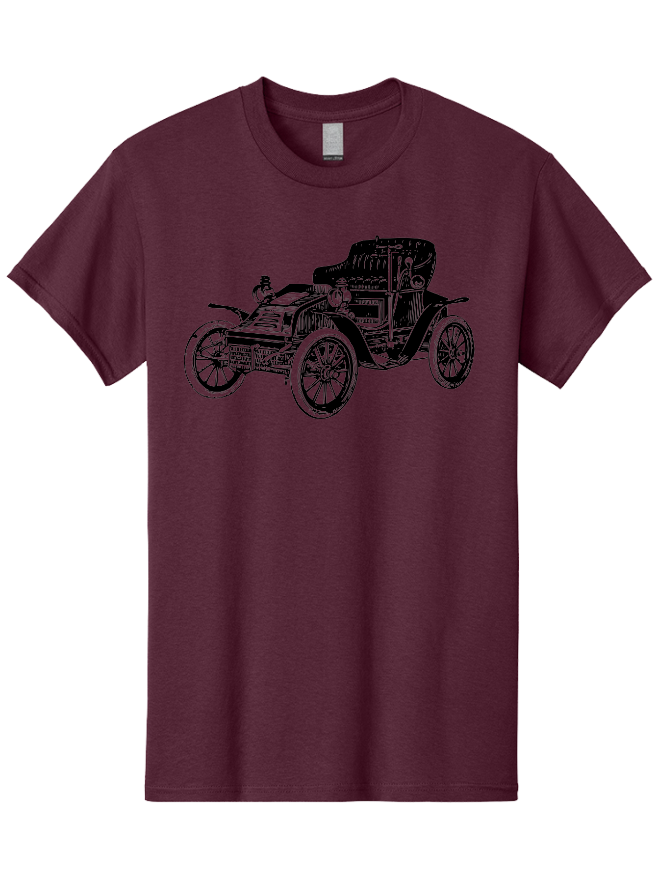 Vintage-Car-1 Men'S Graphic Tee, 100% Cotton, Comfortable Casual Summer Wear, Machine Washable, Vintage Automobile, Classic Car, Antique Vehicle, Old-Fashioned Transportation, Historic Motorcar, Nostalgic Ride, Retro Car Design, Old Car Aad821 13