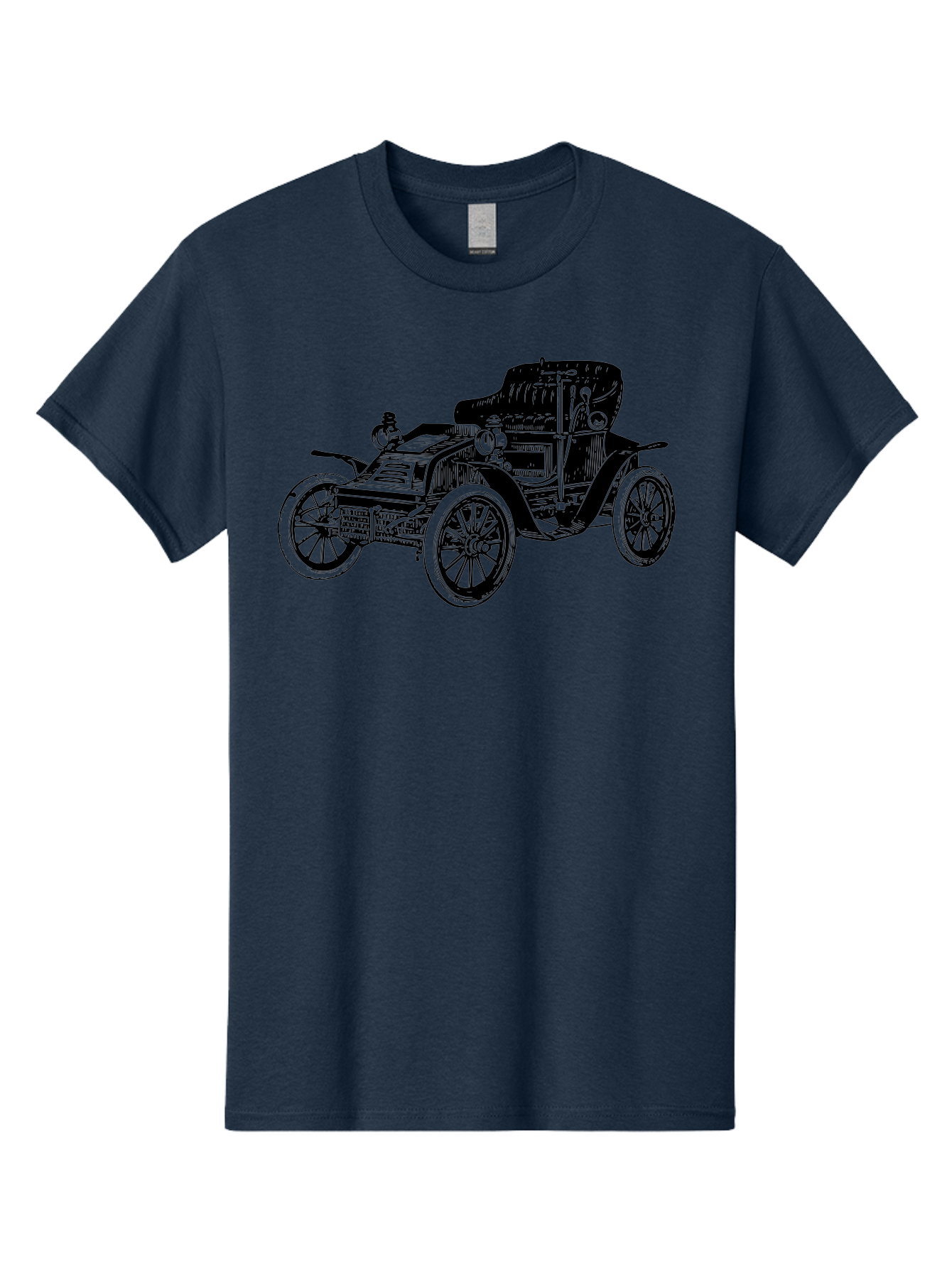 Vintage-Car-1 Men'S Graphic Tee, 100% Cotton, Comfortable Casual Summer Wear, Machine Washable, Vintage Automobile, Classic Car, Antique Vehicle, Old-Fashioned Transportation, Historic Motorcar, Nostalgic Ride, Retro Car Design, Old Car Aad821 5