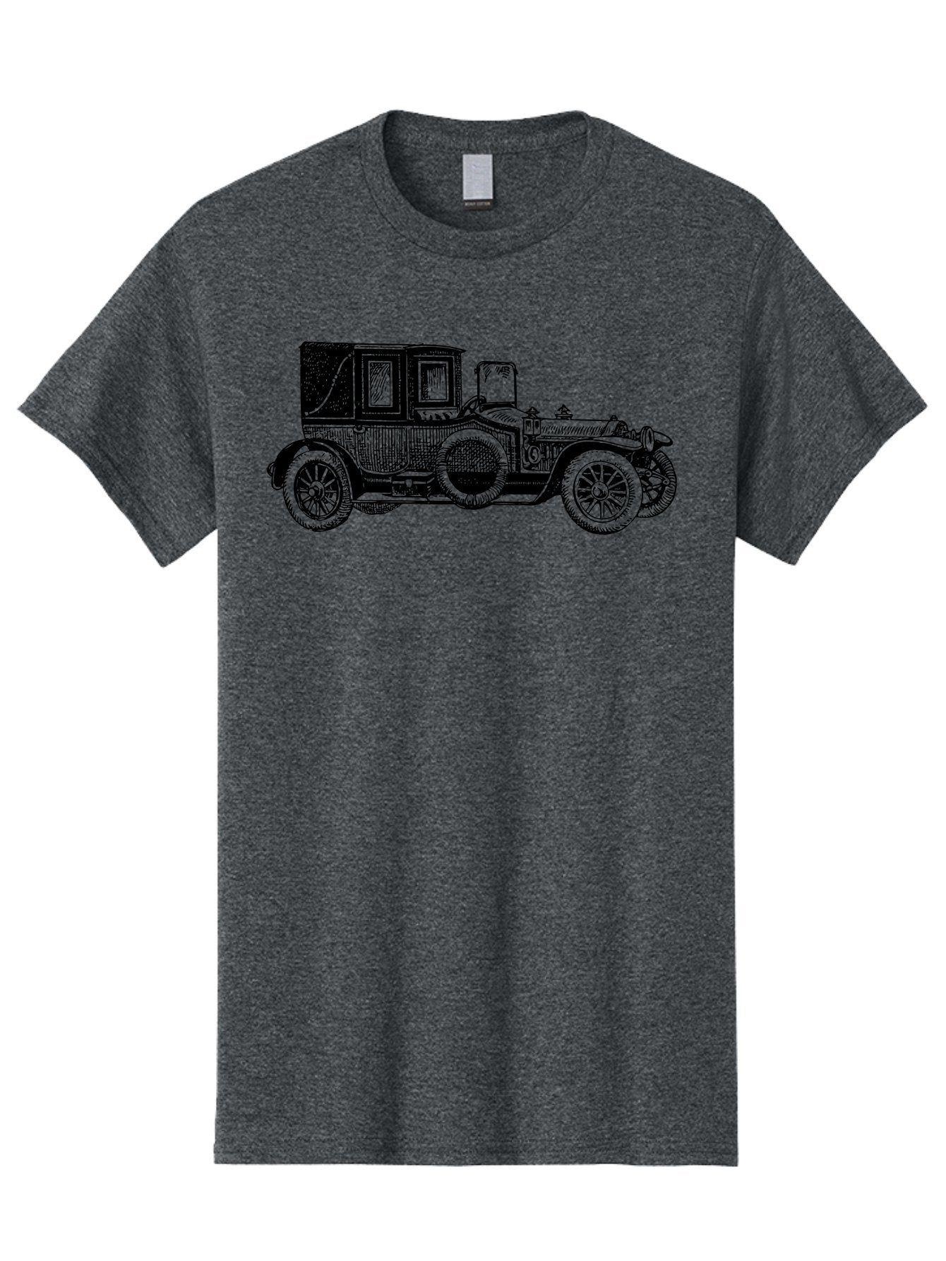 Vintage-Car-3 Men'S Graphic Tee, 100% Cotton, Comfortable Casual Summer Wear, Machine Washable, Vintage Car, Classic Automobile, Retro Vehicle, 1920 Ford Model T, Touring Car, Antique Car, Historical Vehicle, Old Car, Ford Model T Aad823 6