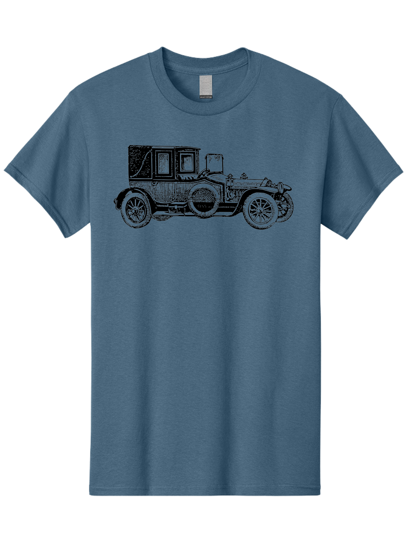 Vintage-Car-3 Men'S Graphic Tee, 100% Cotton, Comfortable Casual Summer Wear, Machine Washable, Vintage Car, Classic Automobile, Retro Vehicle, 1920 Ford Model T, Touring Car, Antique Car, Historical Vehicle, Old Car, Ford Model T Aad823 17