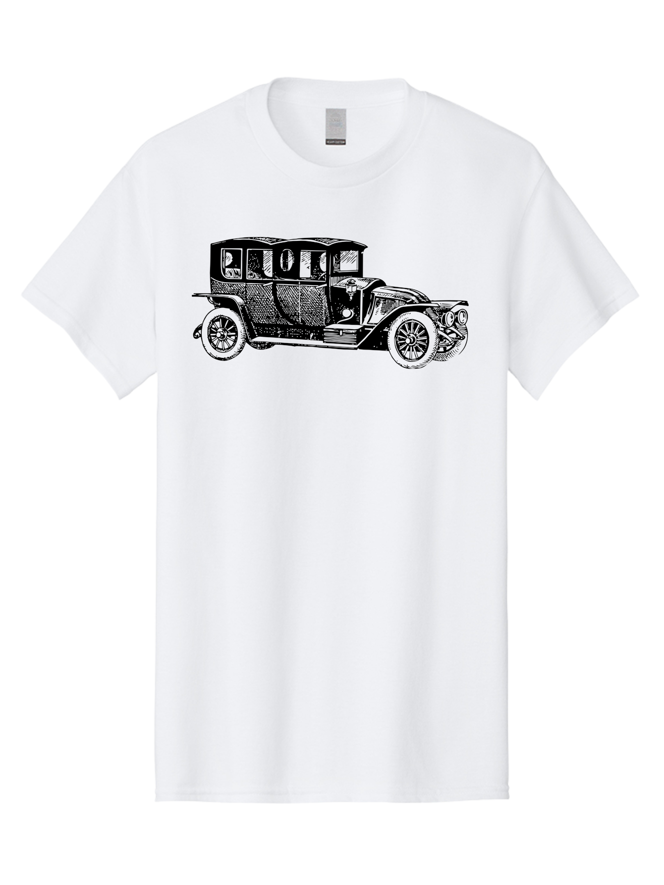 Vintage-Car-6 Men'S Graphic Tee, 100% Cotton, Comfortable Casual Summer Wear, Machine Washable, Vintage Car, Classic Automobile, Retro Vehicle, Antique Car, Old-Fashioned Transportation, Nostalgic Ride, Historic Car Design Aad826
