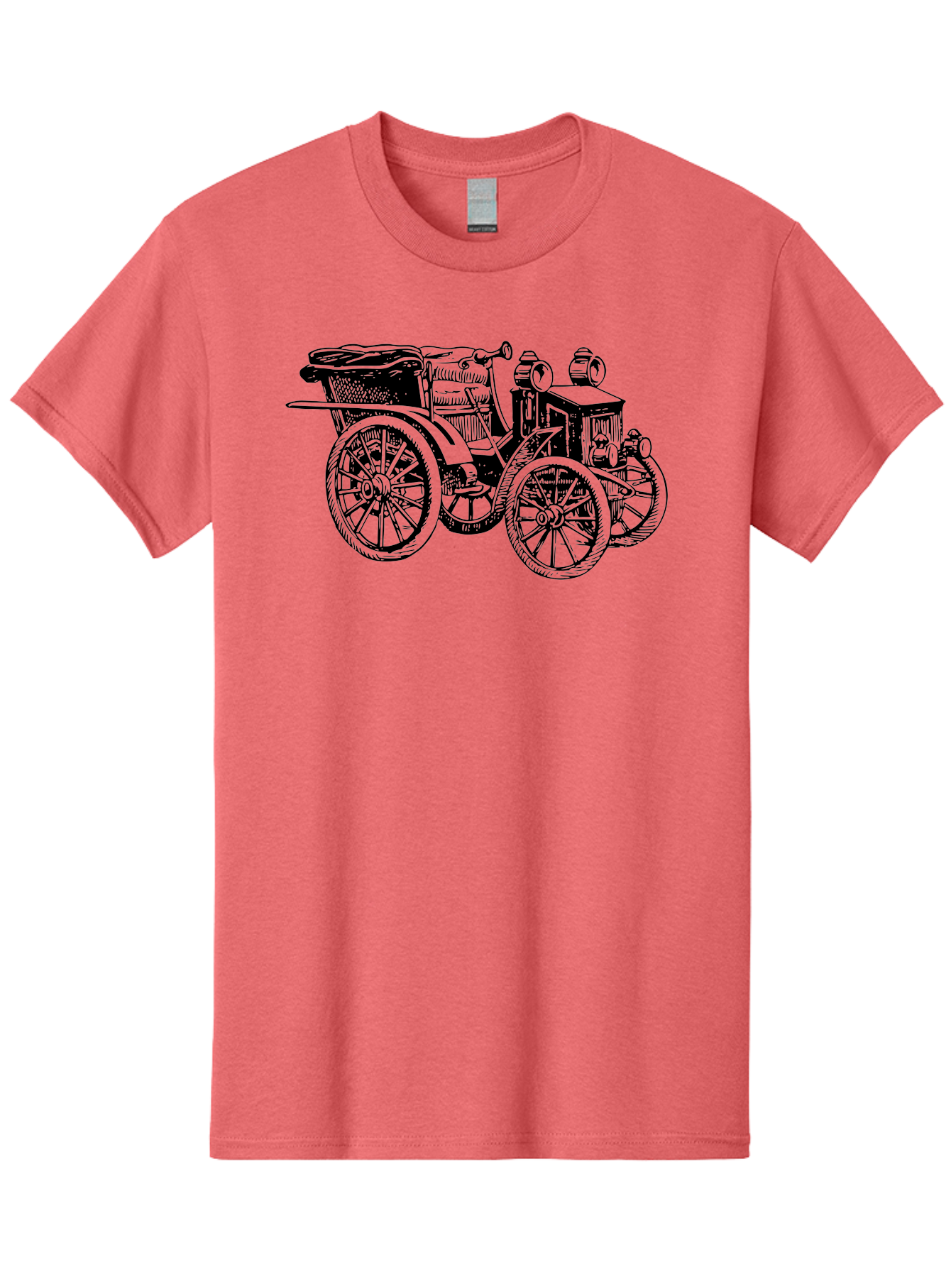 Vintage-Car Men'S Graphic Tee, 100% Cotton, Comfortable Casual Summer Wear, Machine Washable, Vintage Automobile, Old Car, Antique Vehicle, Classic Car, Nostalgic Ride, Historic Transportation, Retro Automobile, Old-Fashioned Vehicle Aad829 11
