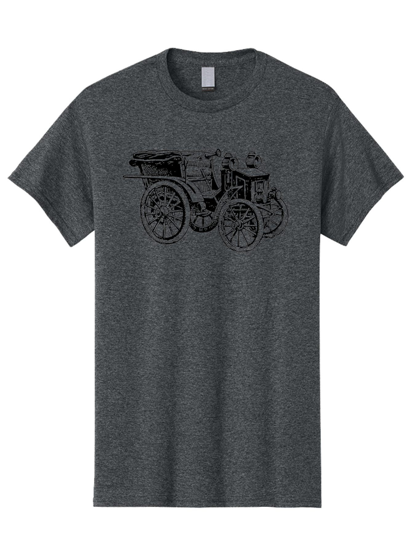 Vintage-Car Men'S Graphic Tee, 100% Cotton, Comfortable Casual Summer Wear, Machine Washable, Vintage Automobile, Old Car, Antique Vehicle, Classic Car, Nostalgic Ride, Historic Transportation, Retro Automobile, Old-Fashioned Vehicle Aad829 21