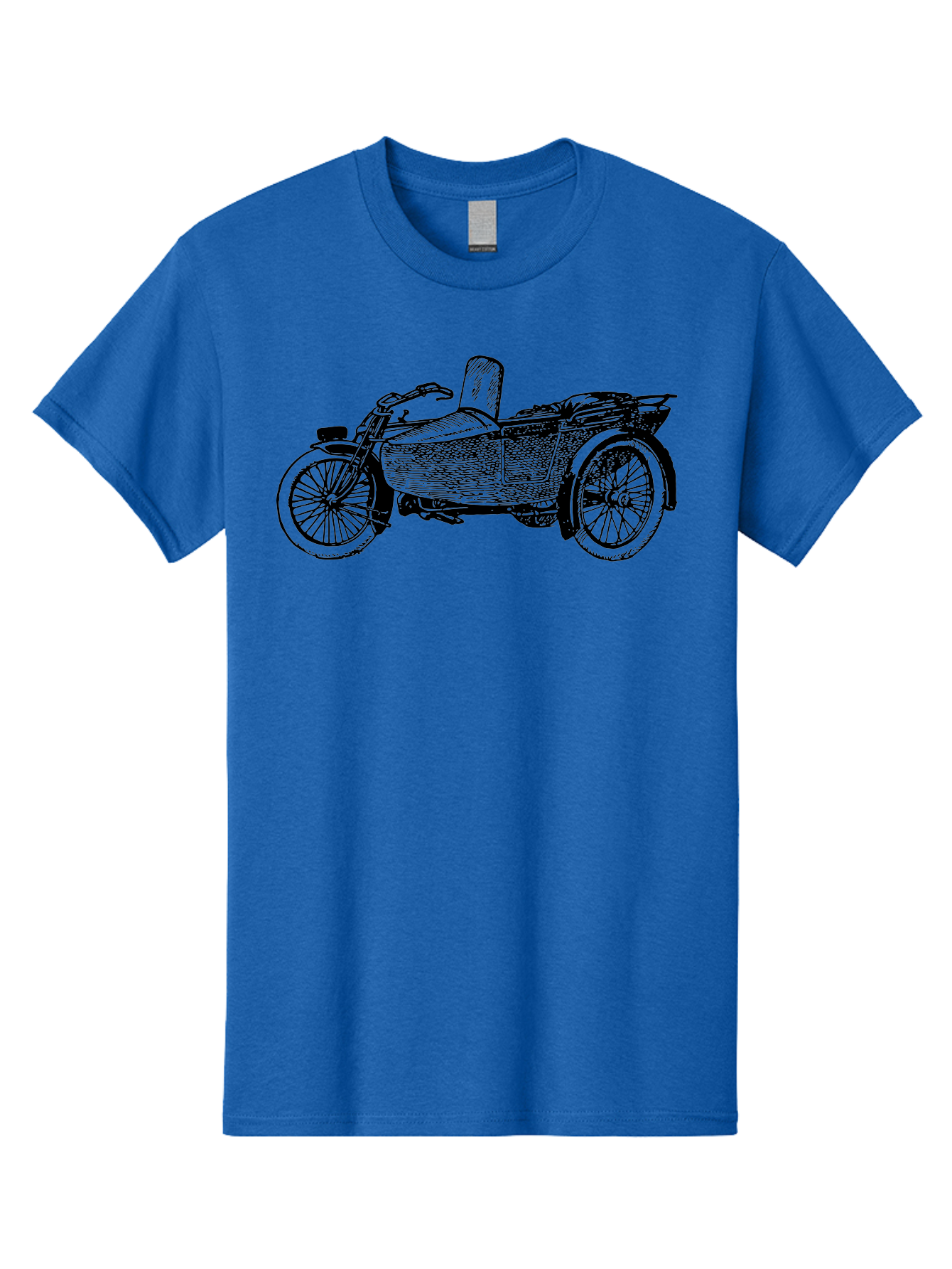 Vintage-Motorcycle-Sidecar-1 Men'S Graphic Tee, 100% Cotton, Comfortable Casual Summer Wear, Machine Washable, Vintage Motorcycle, Sidecar, Classic Bike, Retro Vehicle, Old-Fashioned Transportation, Motorcycle With Sidecar, Vintage Ride, Aad830 15